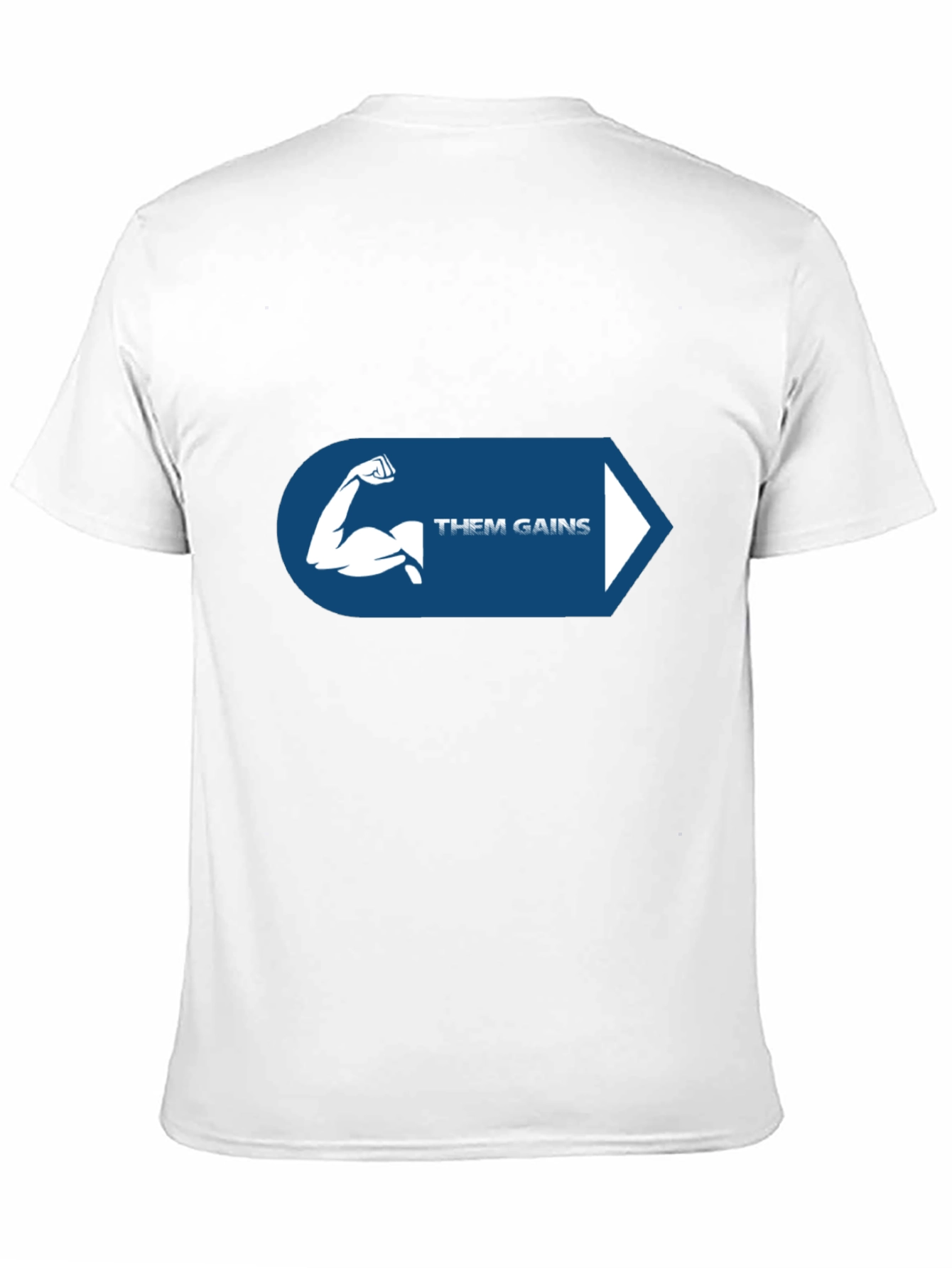 Them Gains Black T-Shirt for Fitness Enthusiasts