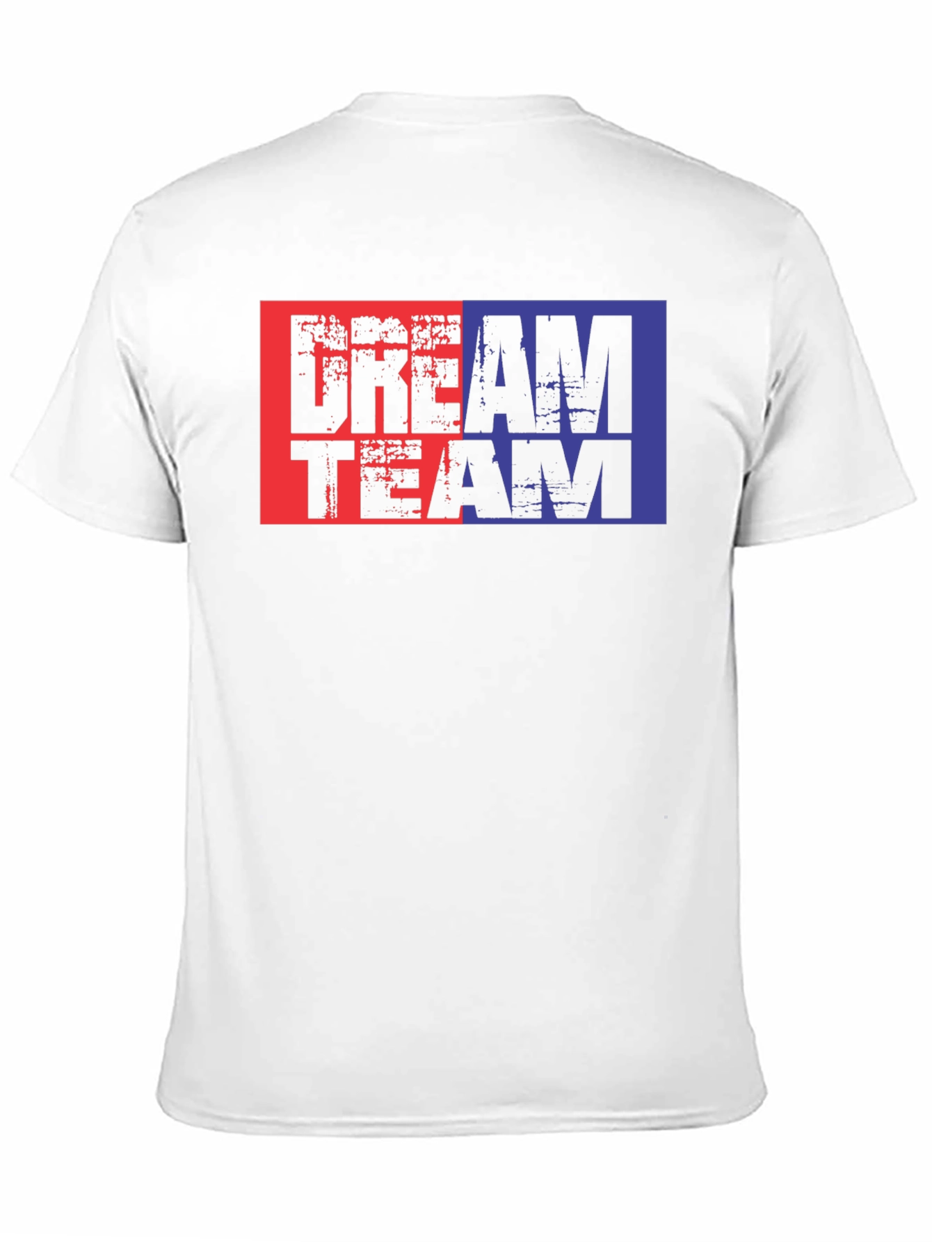 Dream Team Graphic Tee - Black Cotton Blend T-Shirt