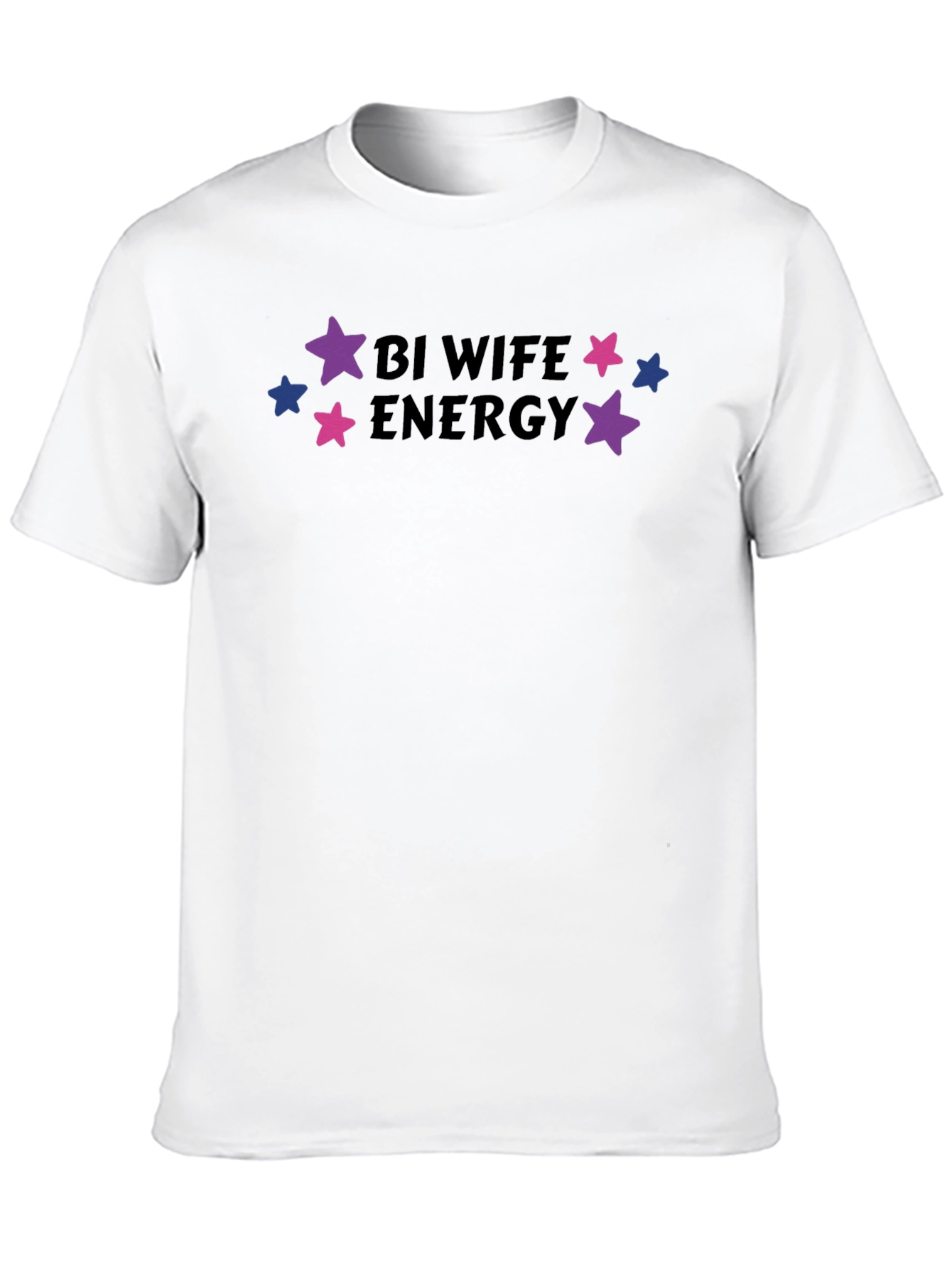 Bi Wife Energy T-Shirt - Pride