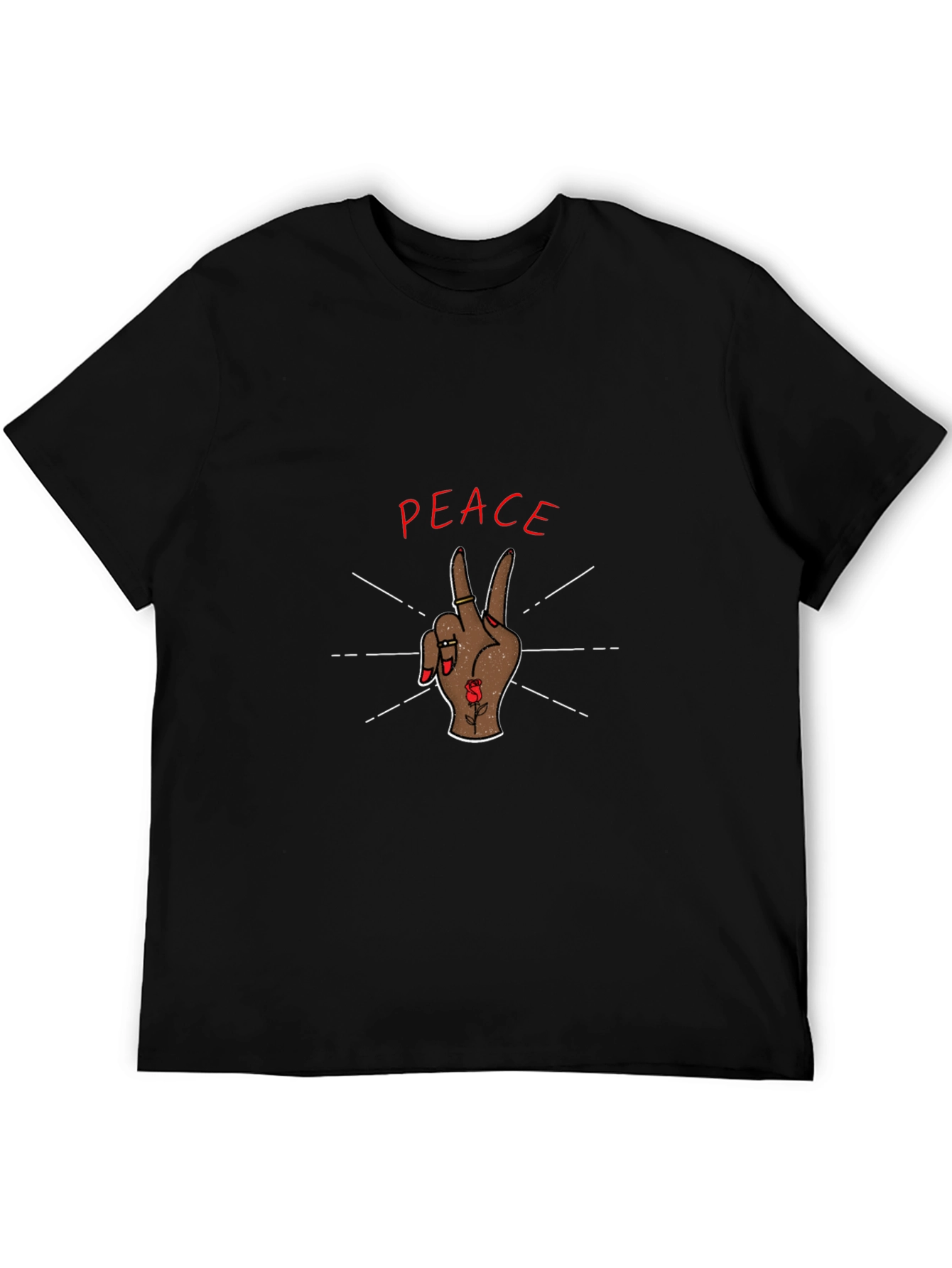 Peace Sign Graphic Tee - Stylish & Comfortable