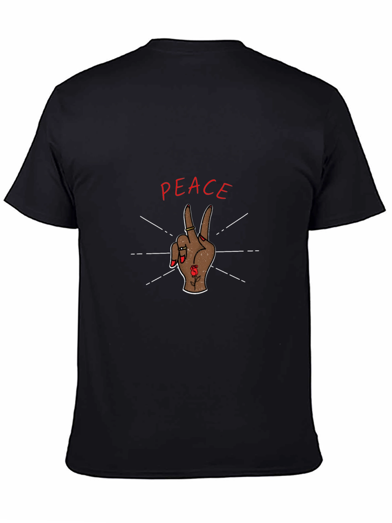 Peace Sign Graphic Tee - Stylish & Comfortable