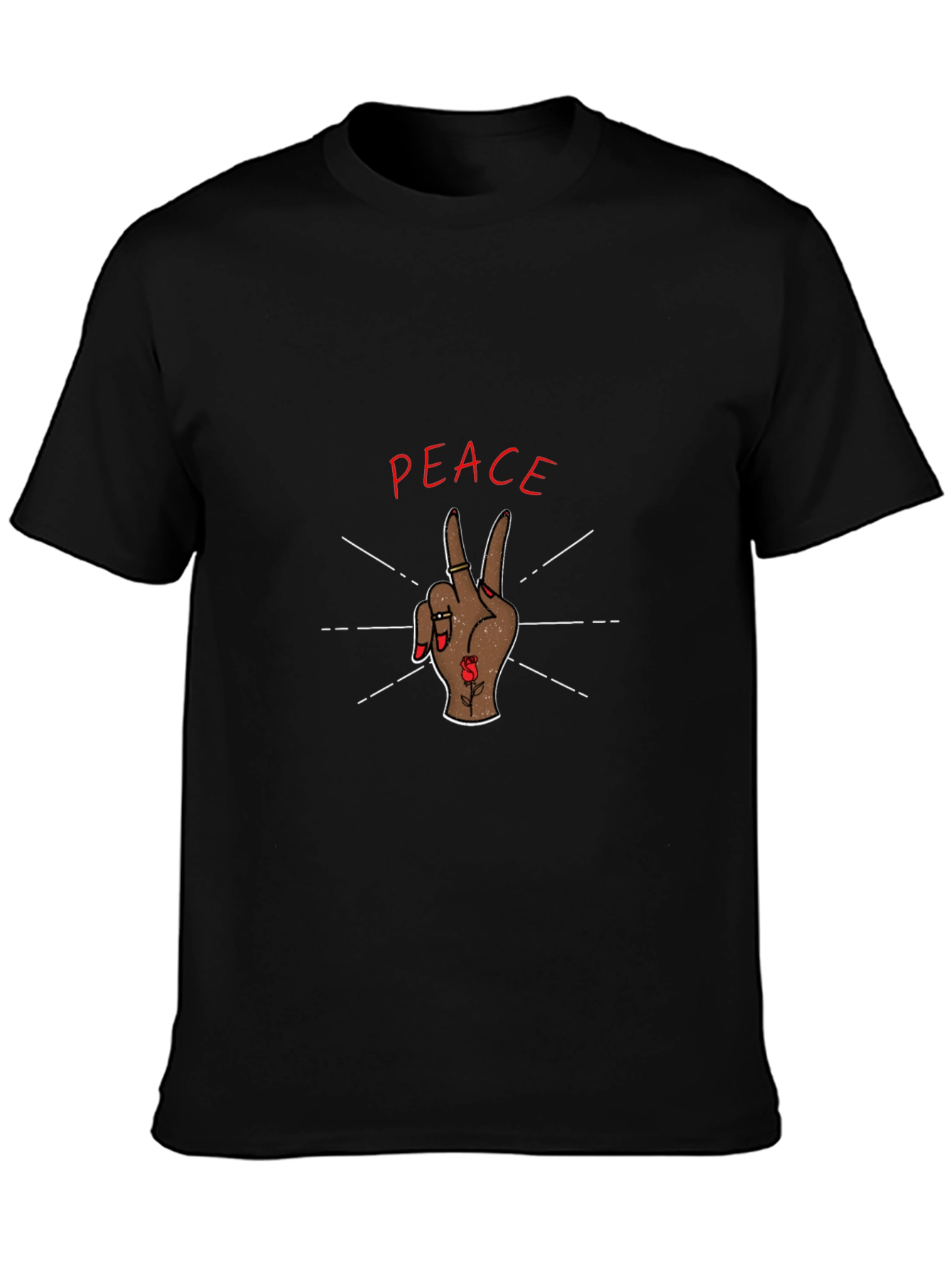 Peace Sign Graphic Tee - Stylish & Comfortable