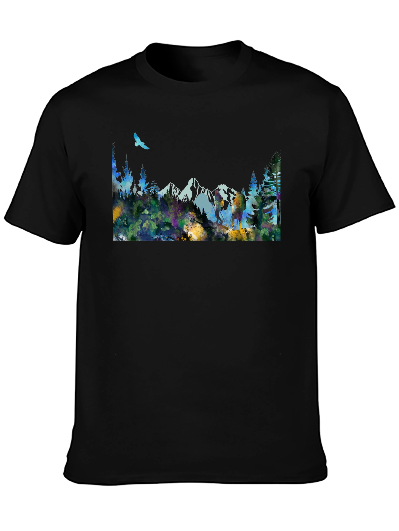 Mountain Scene Graphic Tee