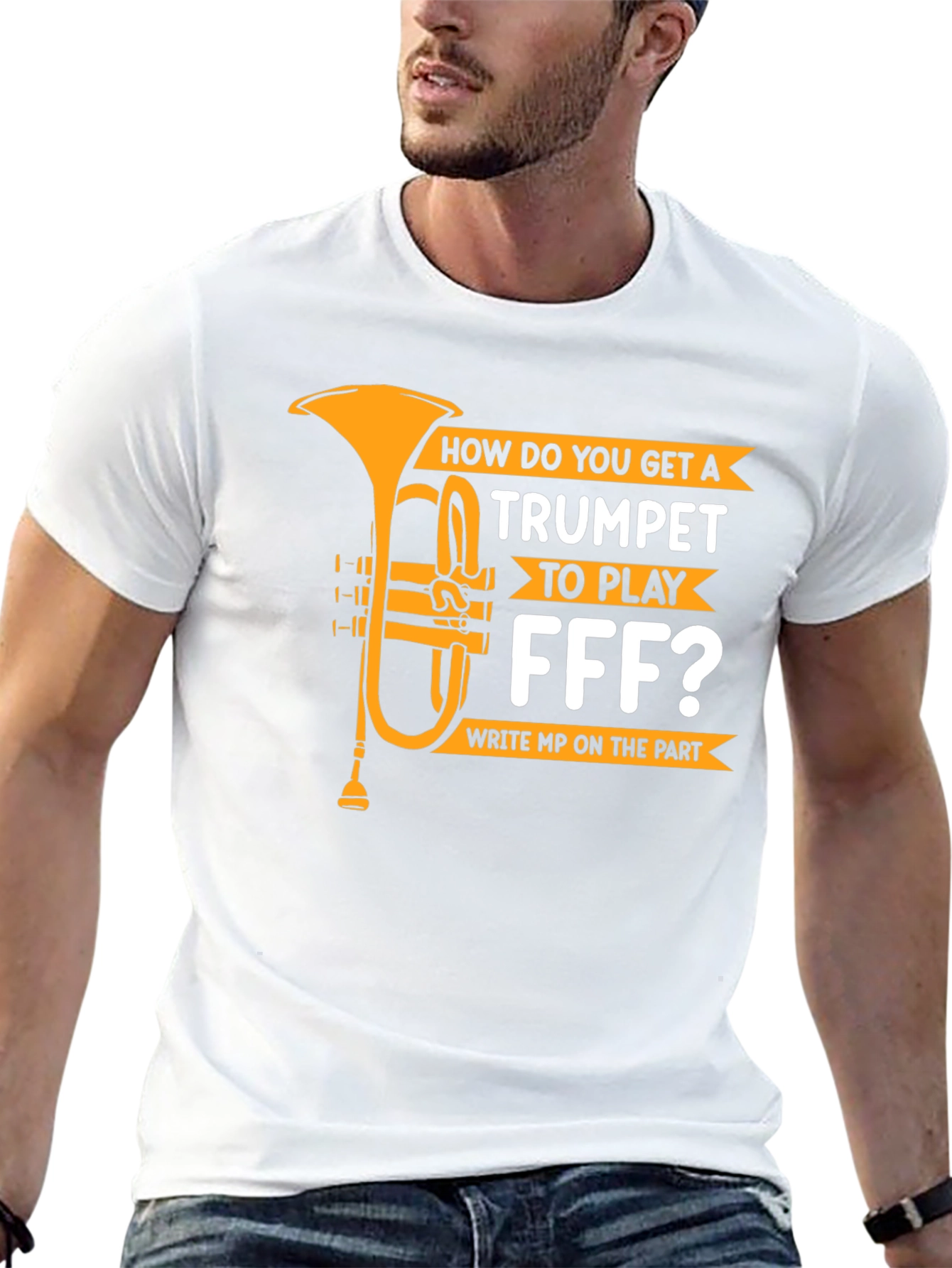 Trumpet FFF Funny Music T-Shirt