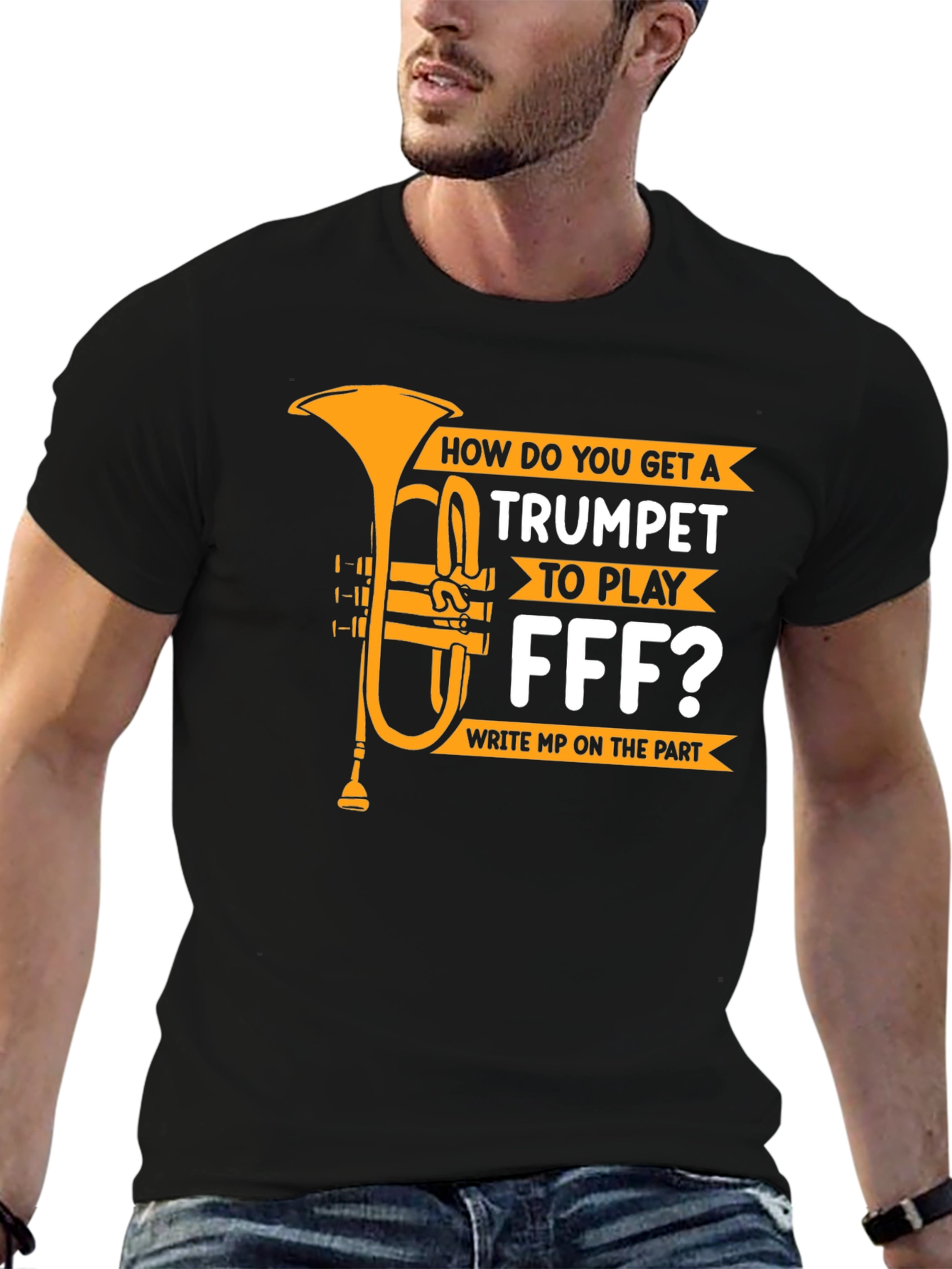 Trumpet FFF Funny Music T-Shirt