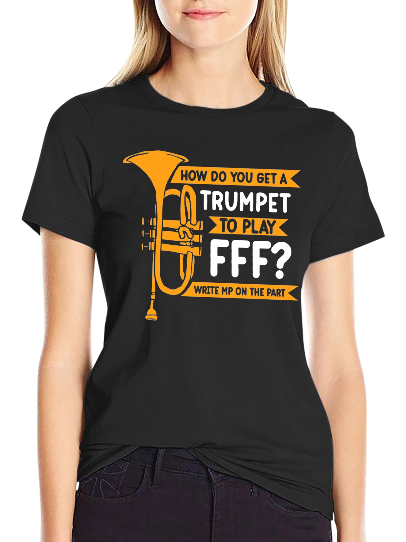Trumpet FFF Funny Music T-Shirt