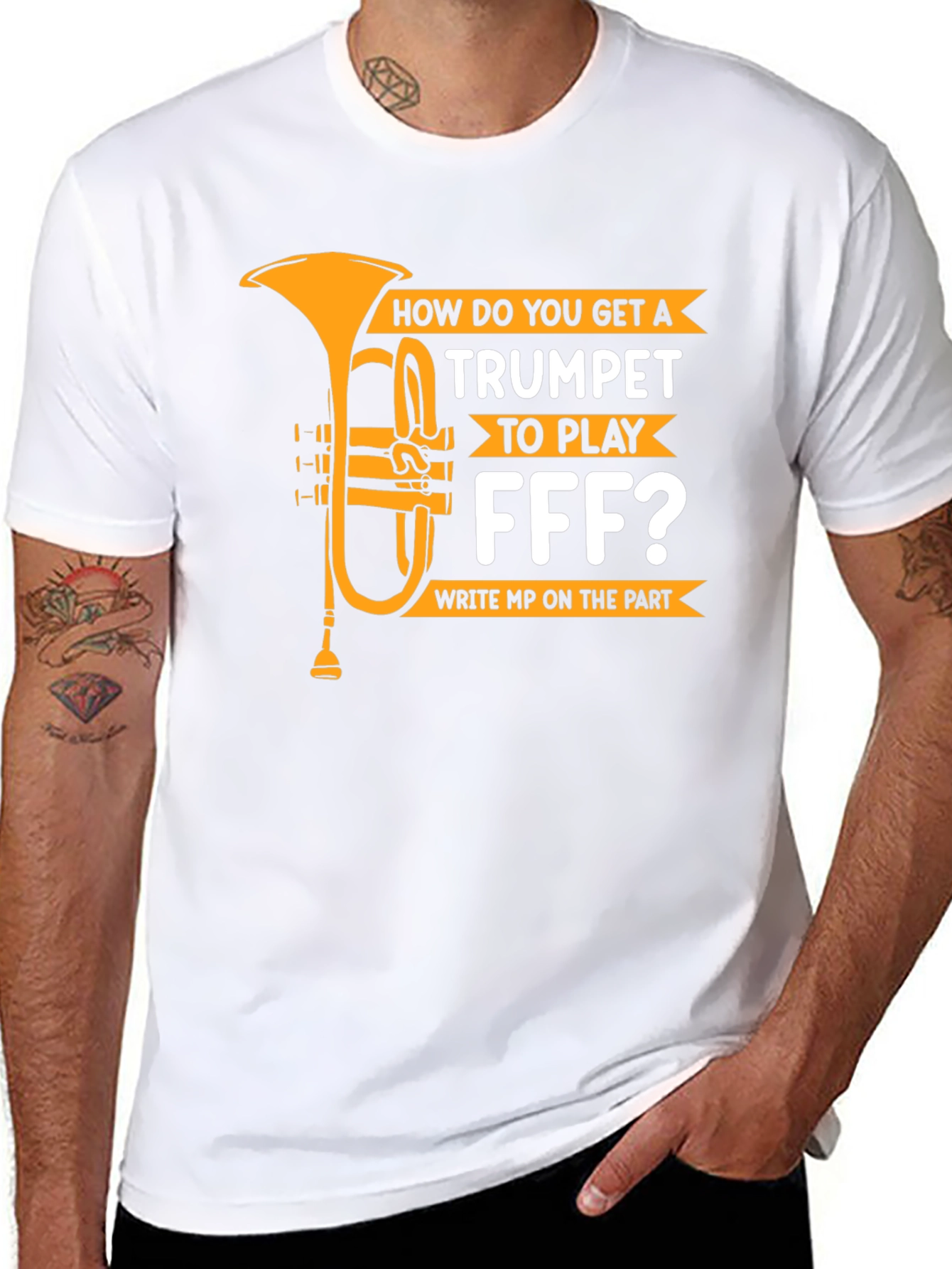 Trumpet FFF Funny Music T-Shirt