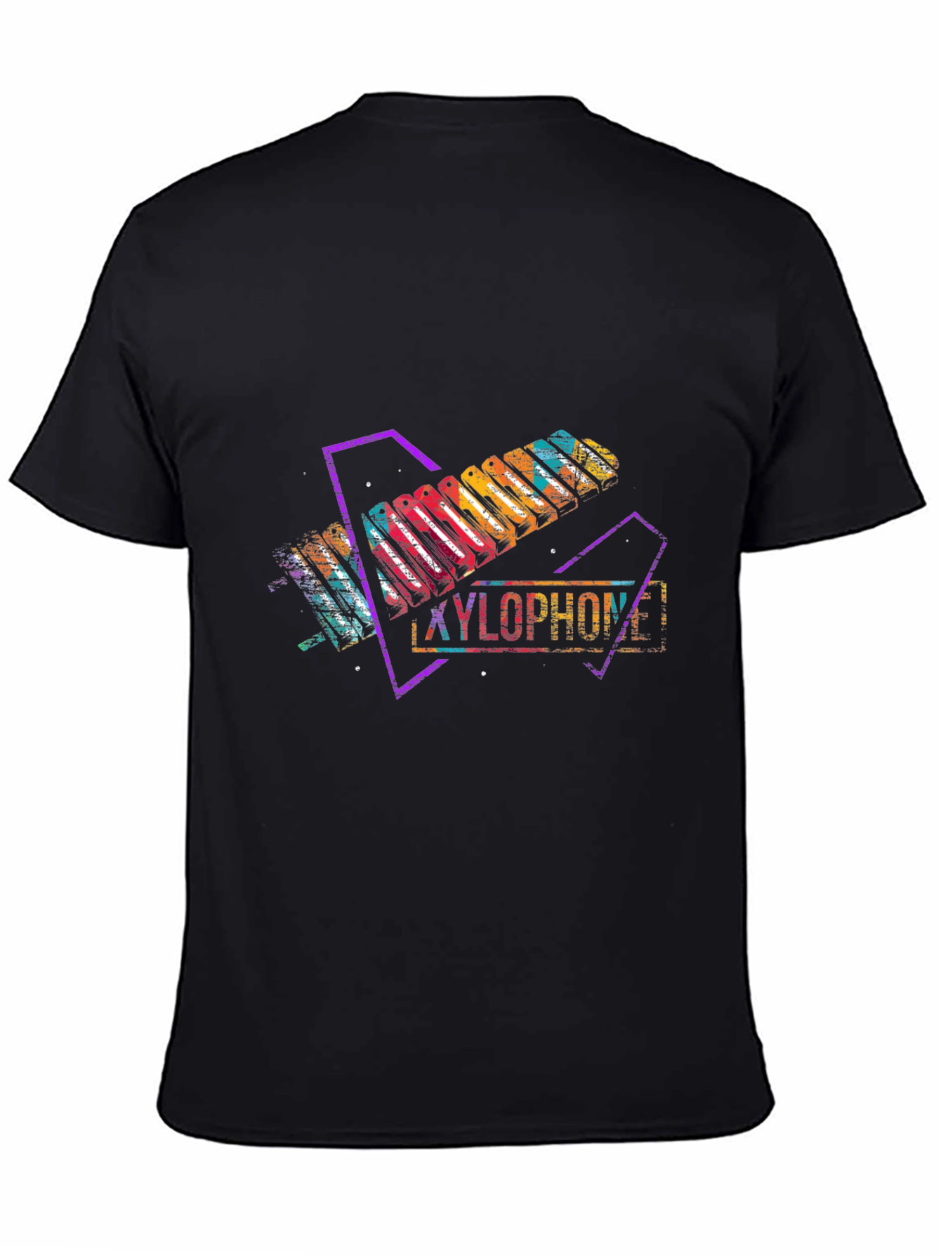 Xylophone Graphic Black Tee
