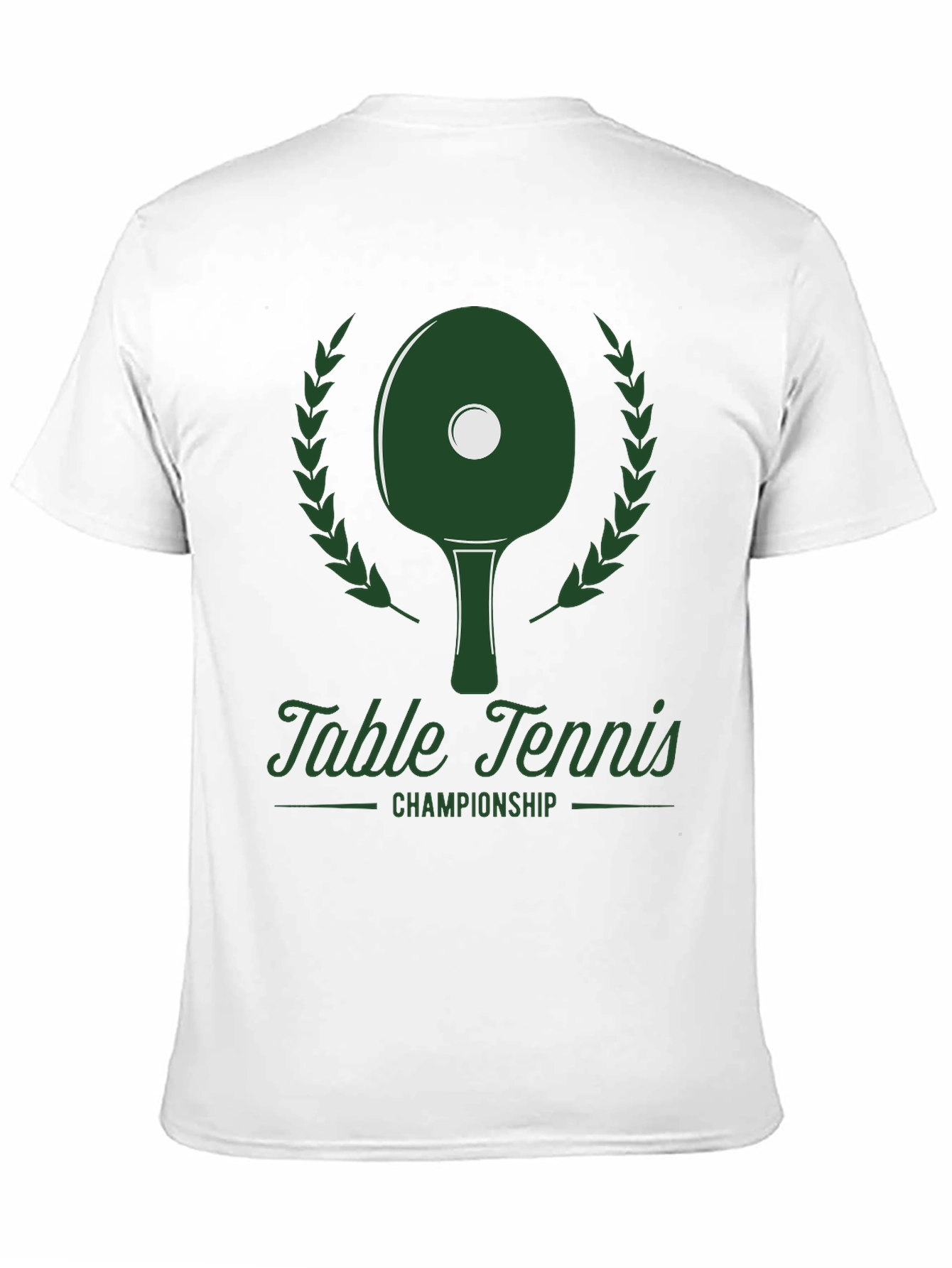 Table Tennis Championship Graphic Tee - Black