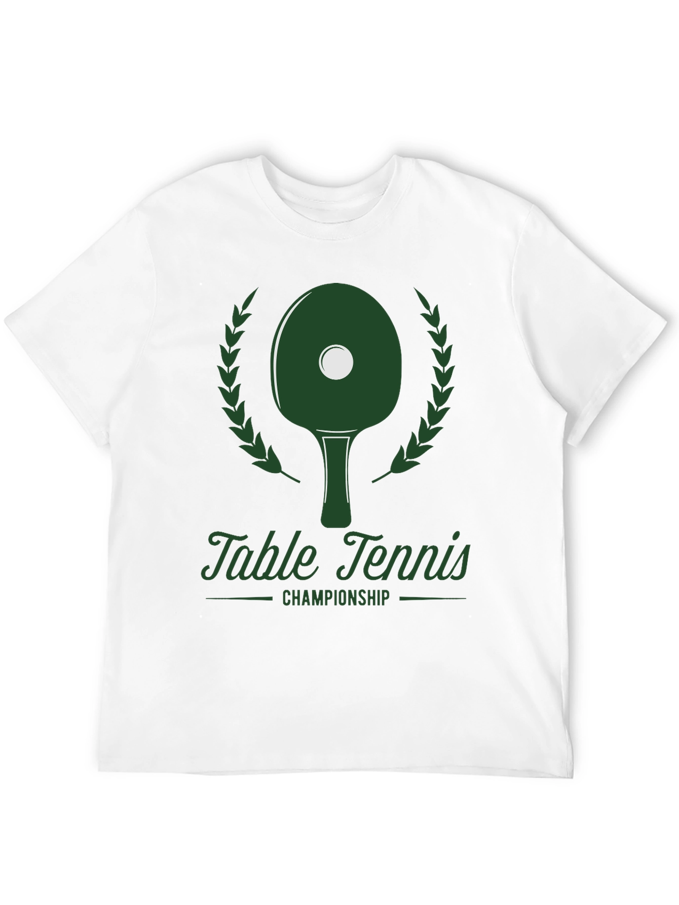 Table Tennis Championship Graphic Tee - Black