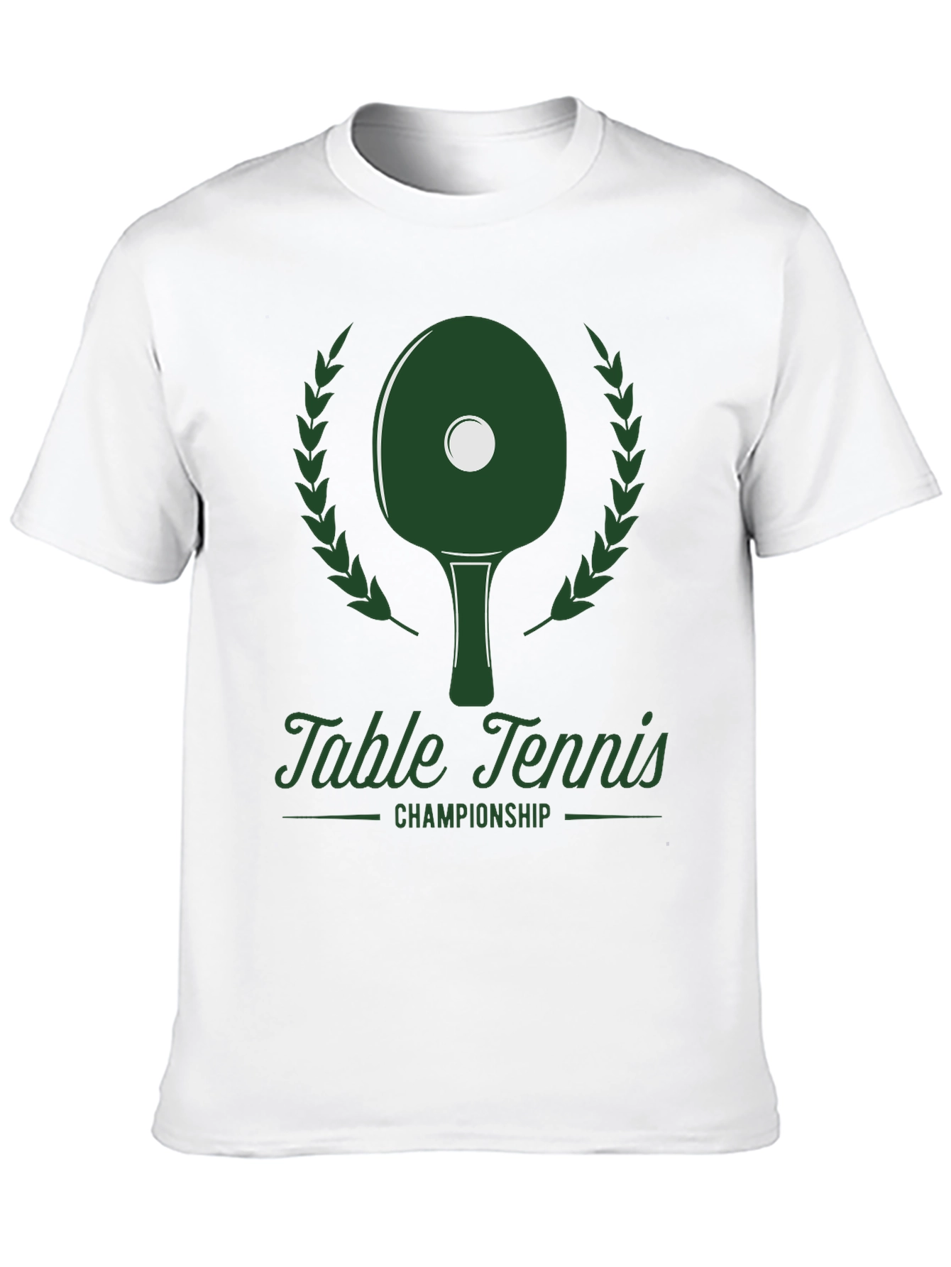 Table Tennis Championship Graphic Tee - Black
