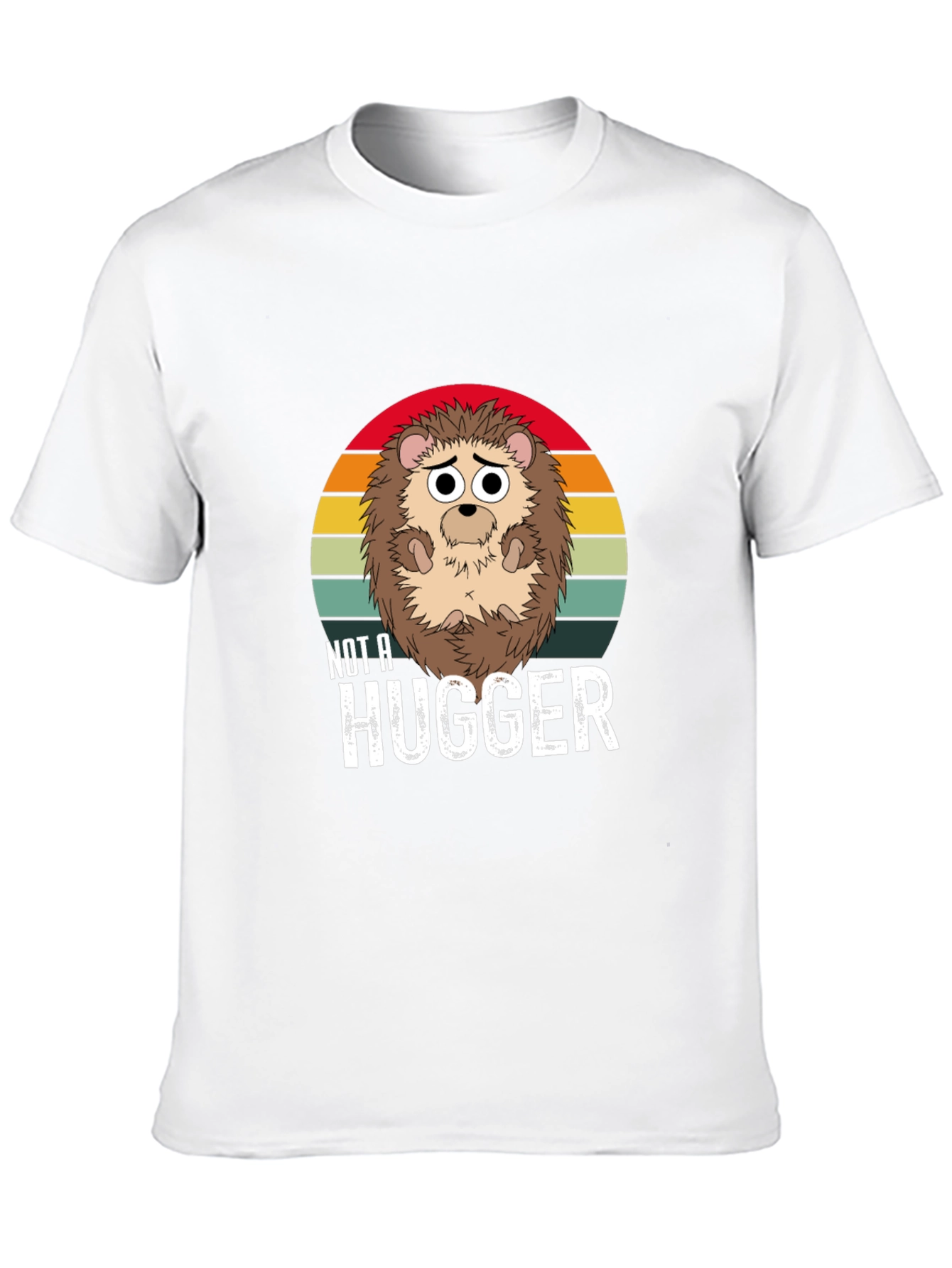 Not a Hugger Hedgehog Graphic Tee - Unisex