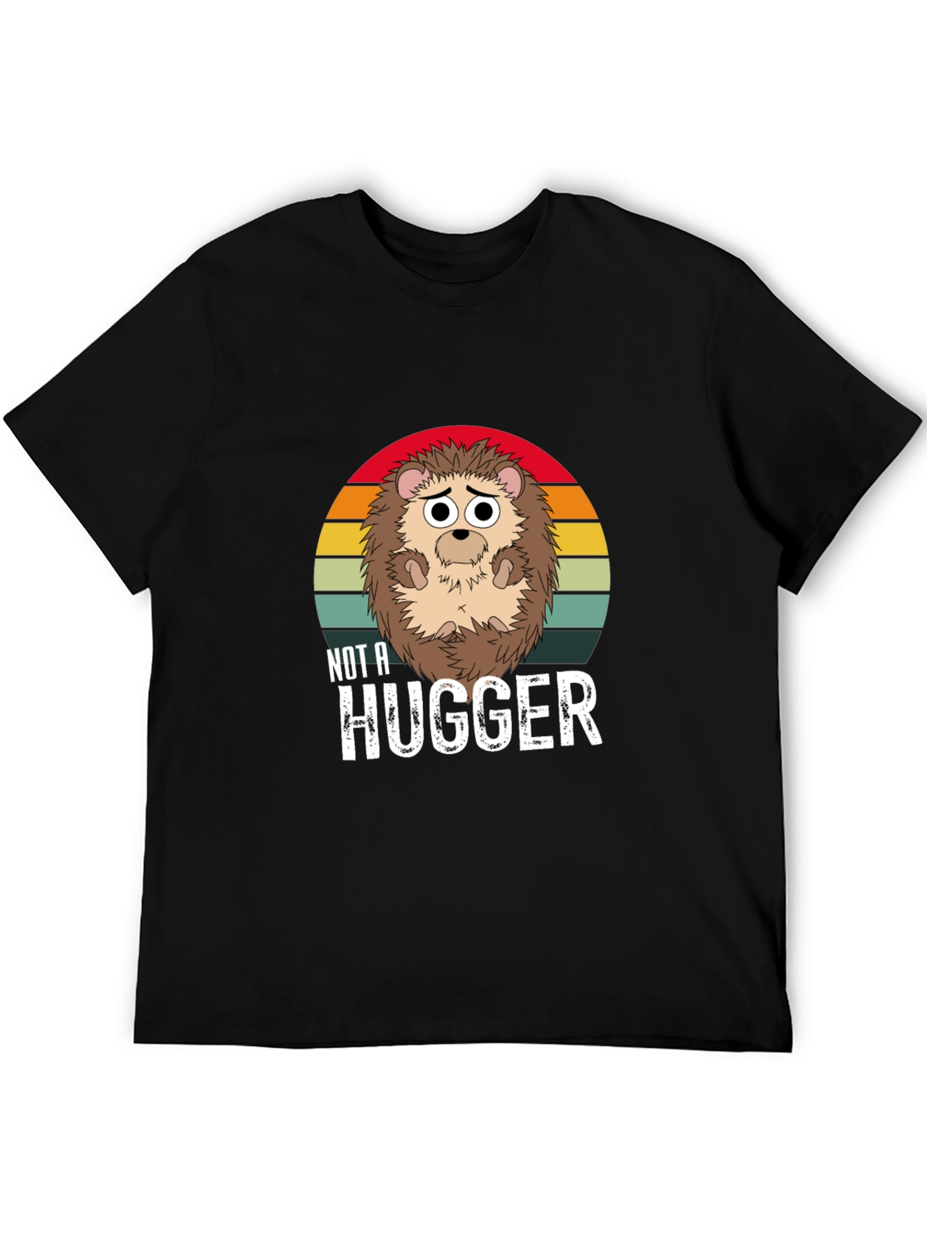 Not a Hugger Hedgehog Graphic Tee - Unisex