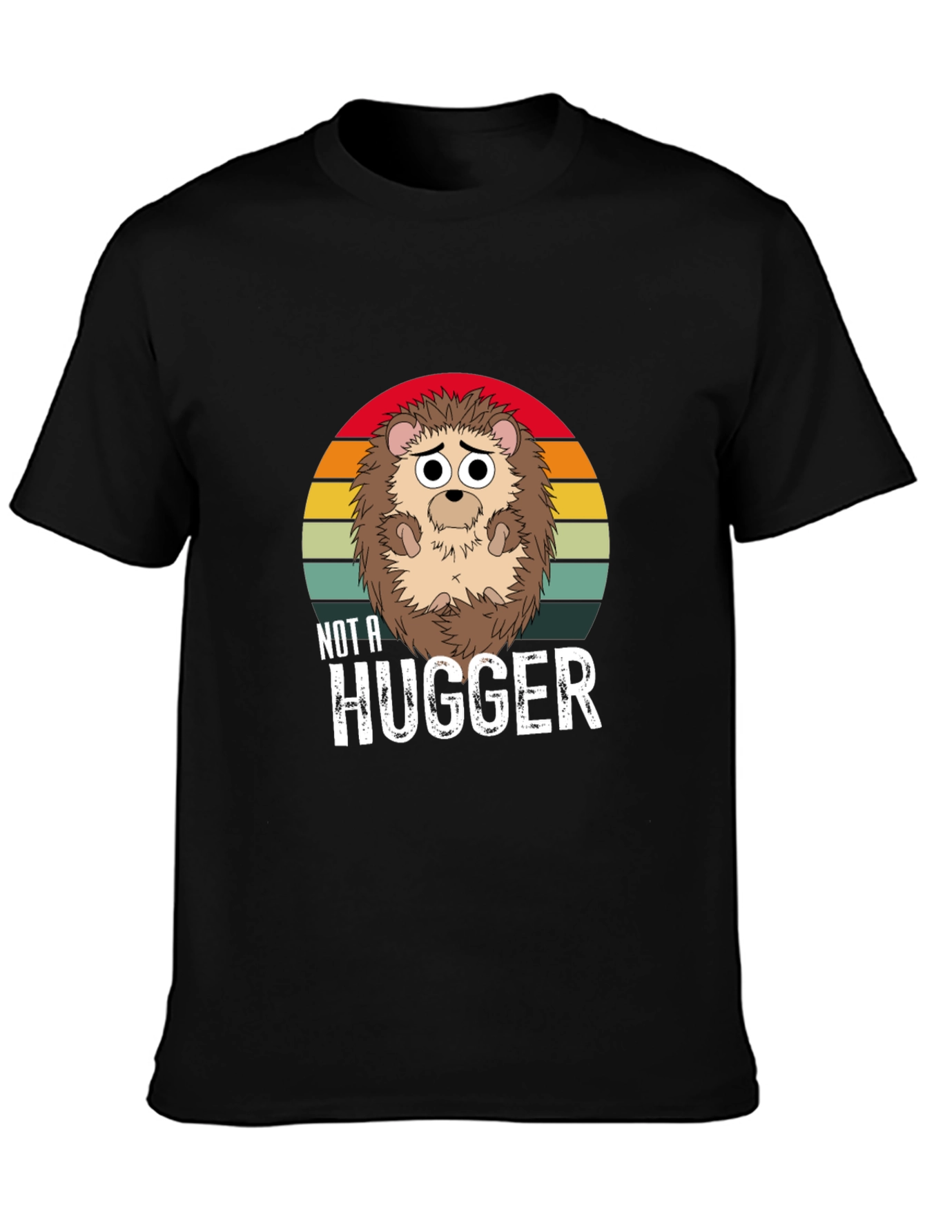 Not a Hugger Hedgehog Graphic Tee - Unisex