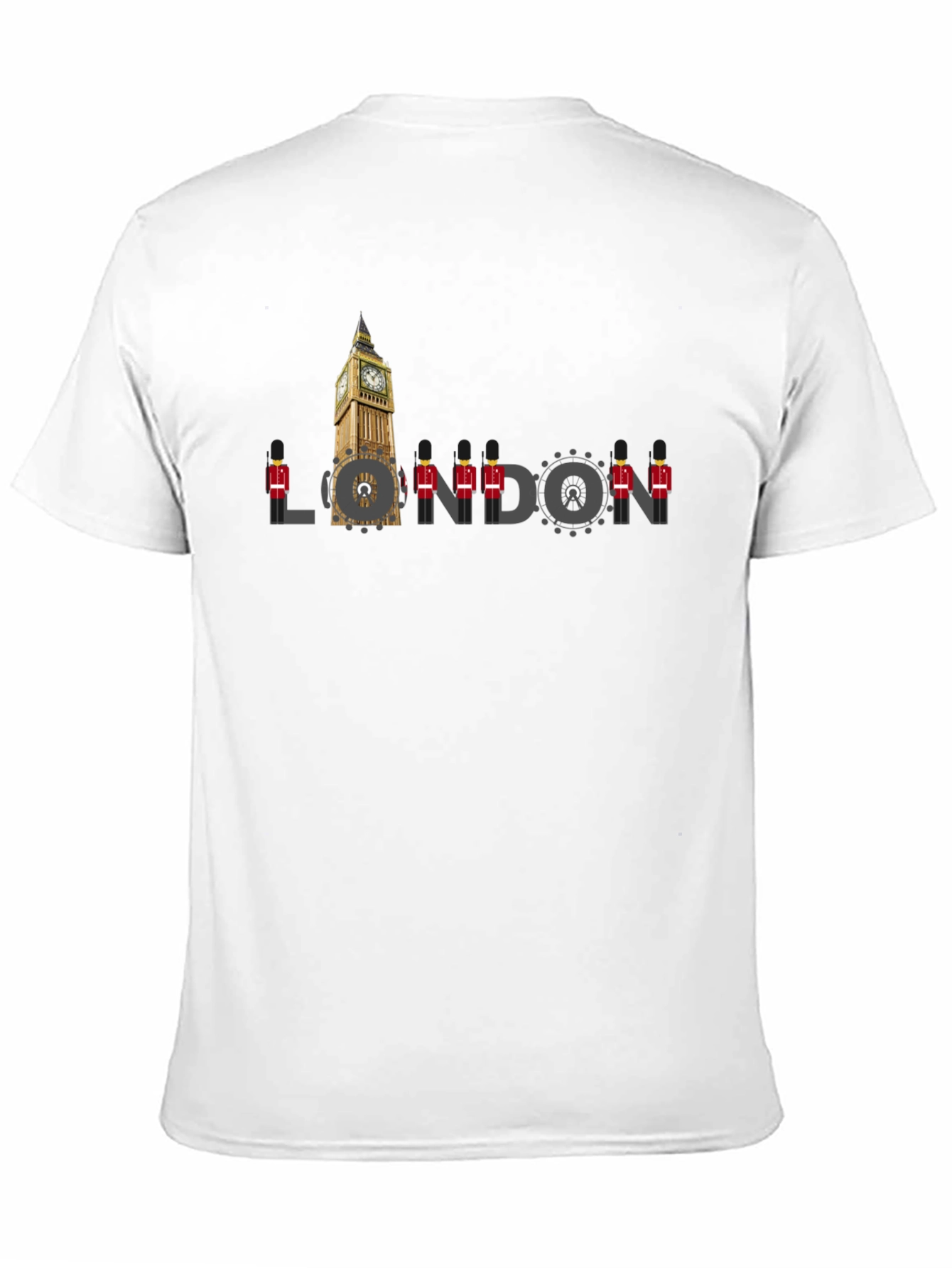 London Graphic Tee - Mens Black Crew Neck