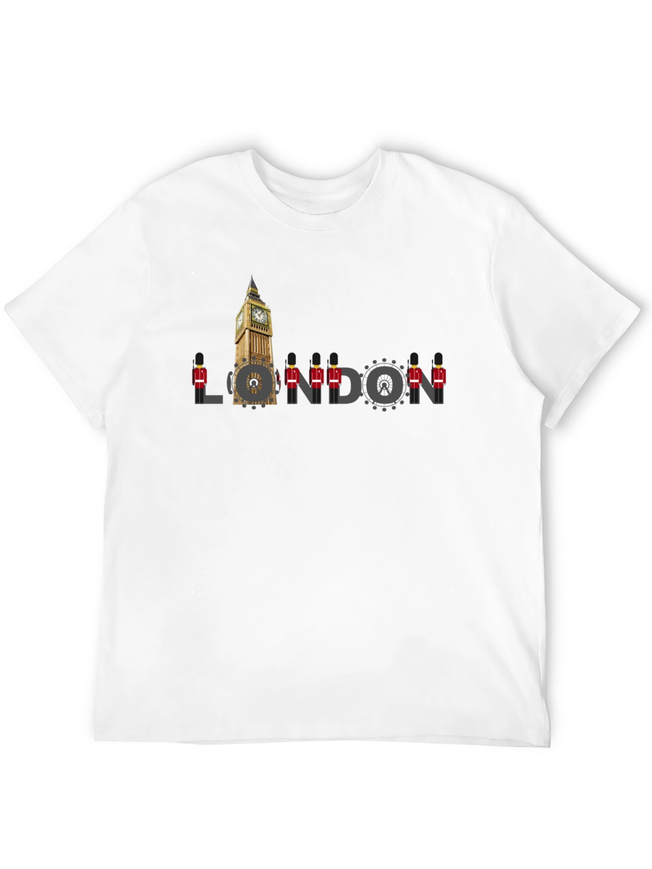 London Graphic Tee - Mens Black Crew Neck
