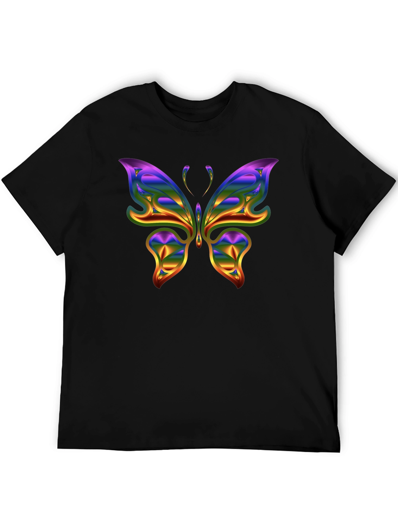 Butterfly Graphic Tee - Black Unisex Shirt