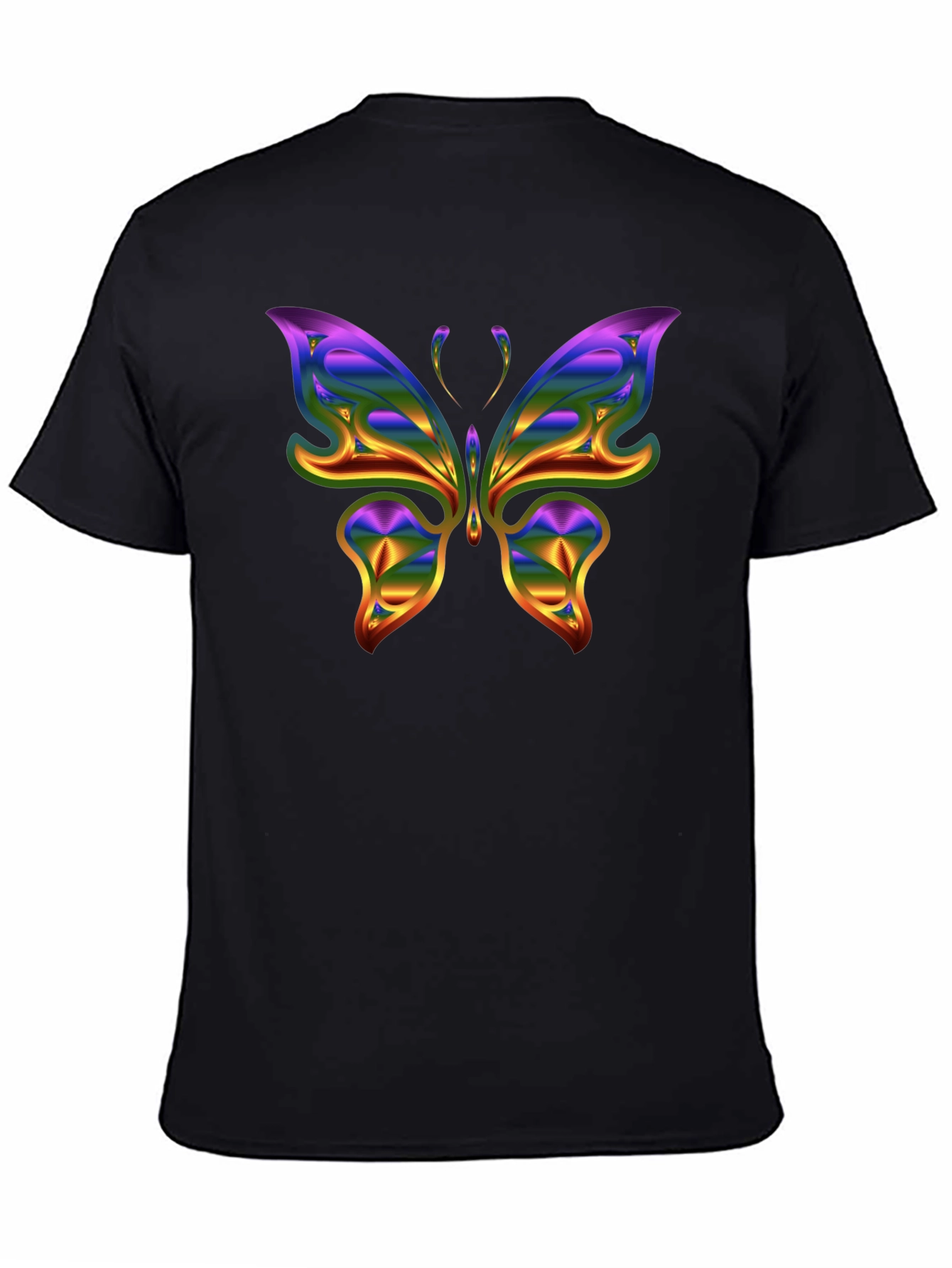 Butterfly Graphic Tee - Black Unisex Shirt