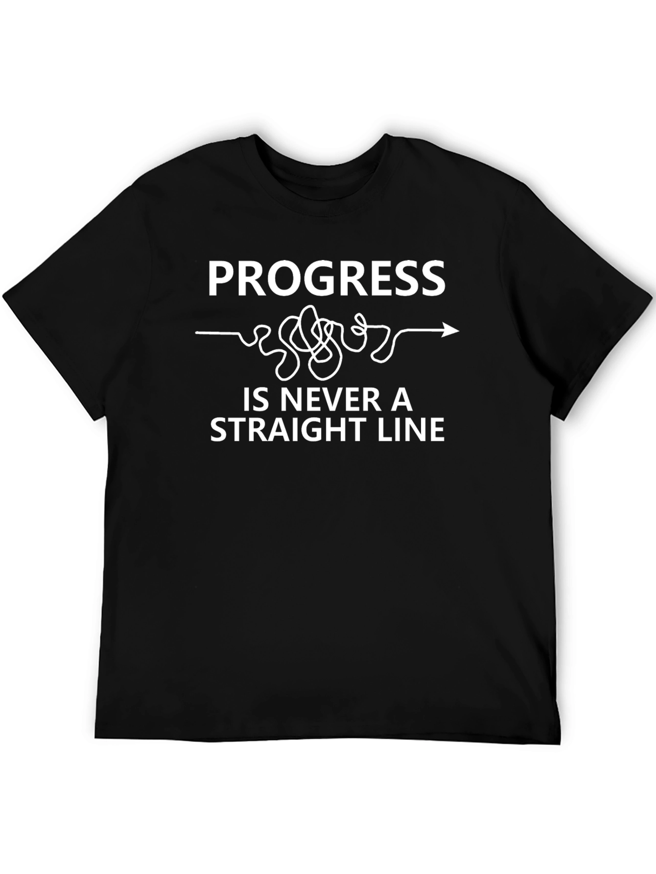 Progress is Never a Straight Line T-Shirt