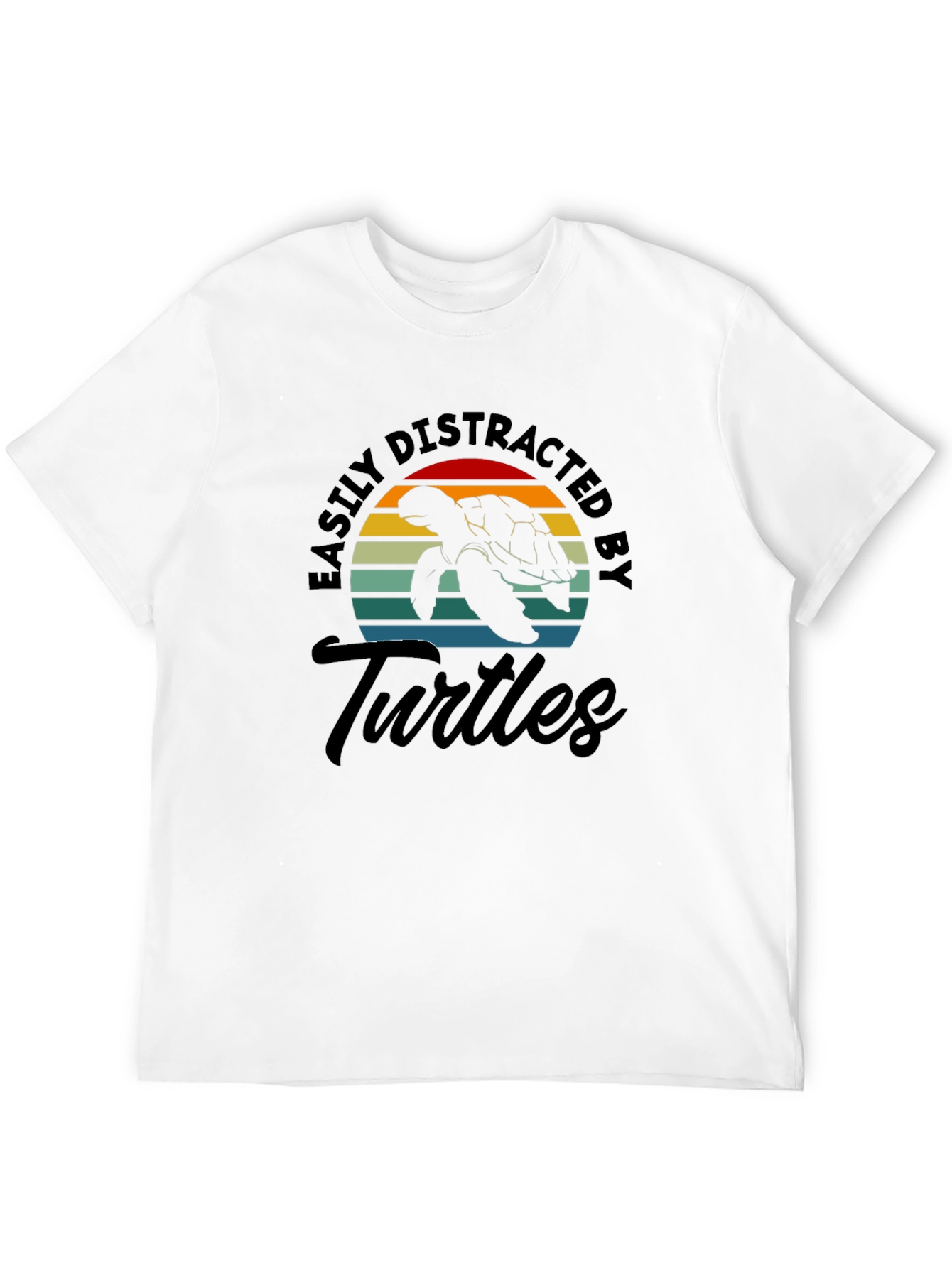 Easily Distracted by Turtles Graphic T-Shirt