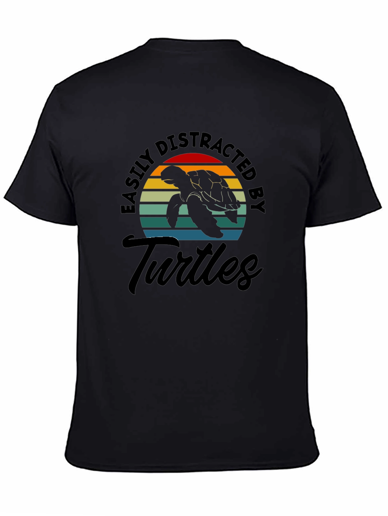 Easily Distracted by Turtles Graphic T-Shirt