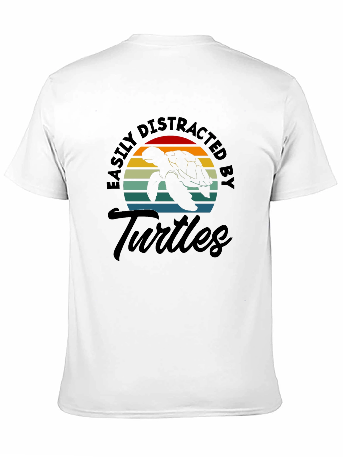 Easily Distracted by Turtles Graphic T-Shirt