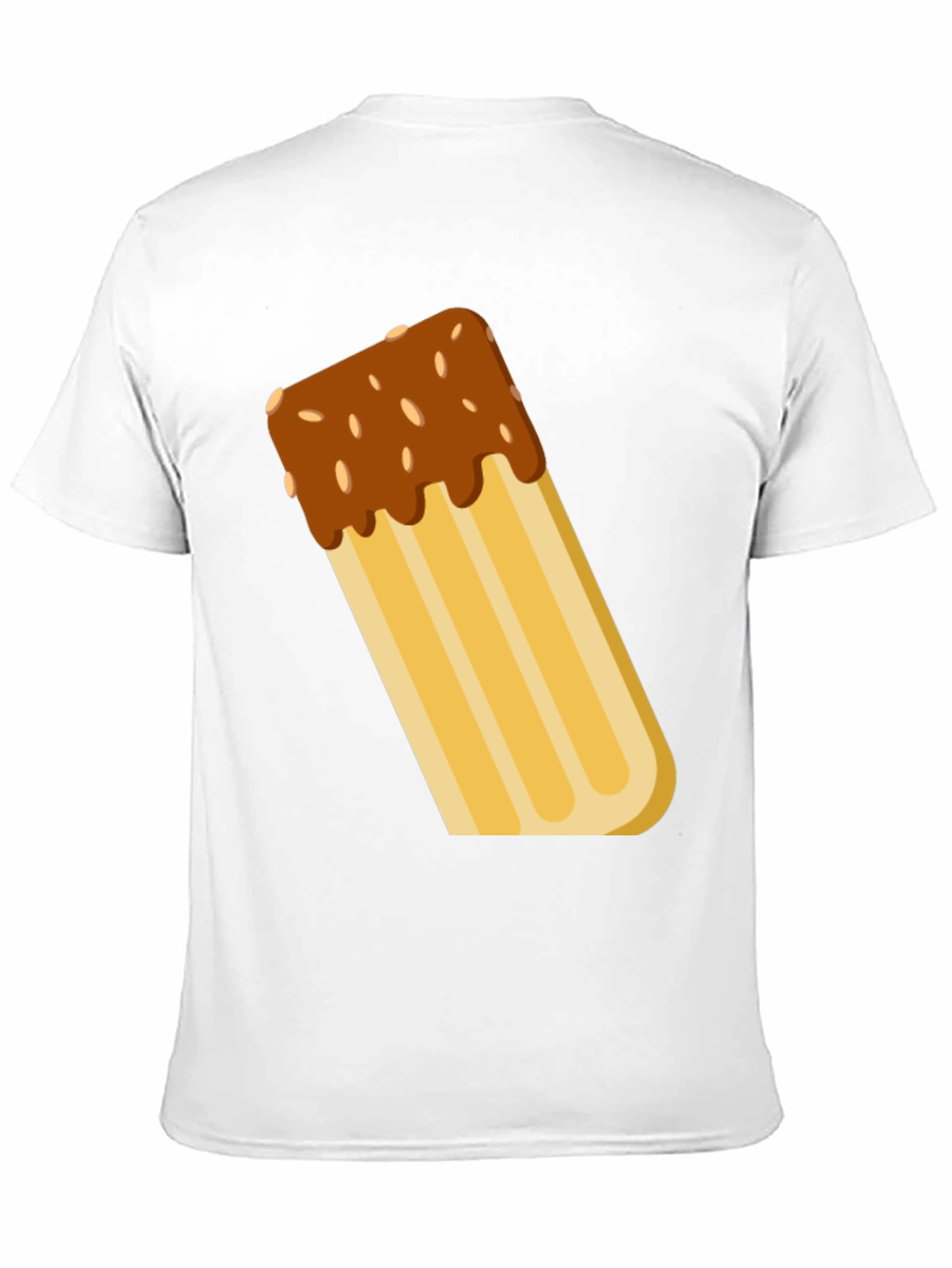 Novelty Churro Graphic Tee - Black Cotton T-Shirt