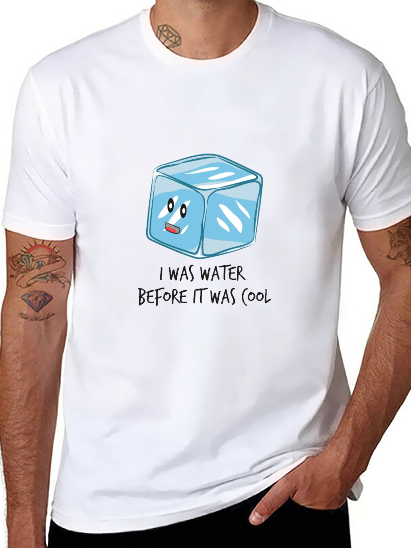 Cool Black T-Shirt - Ice Cube Graphic