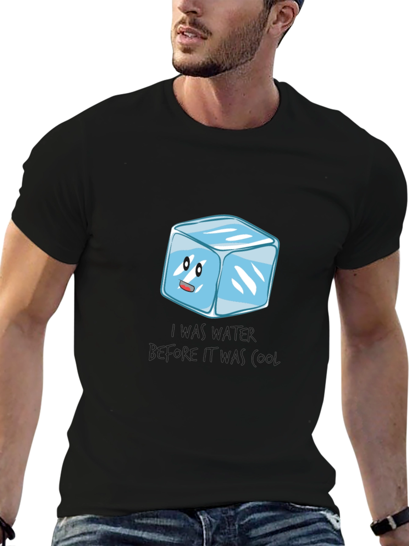Cool Black T-Shirt - Ice Cube Graphic