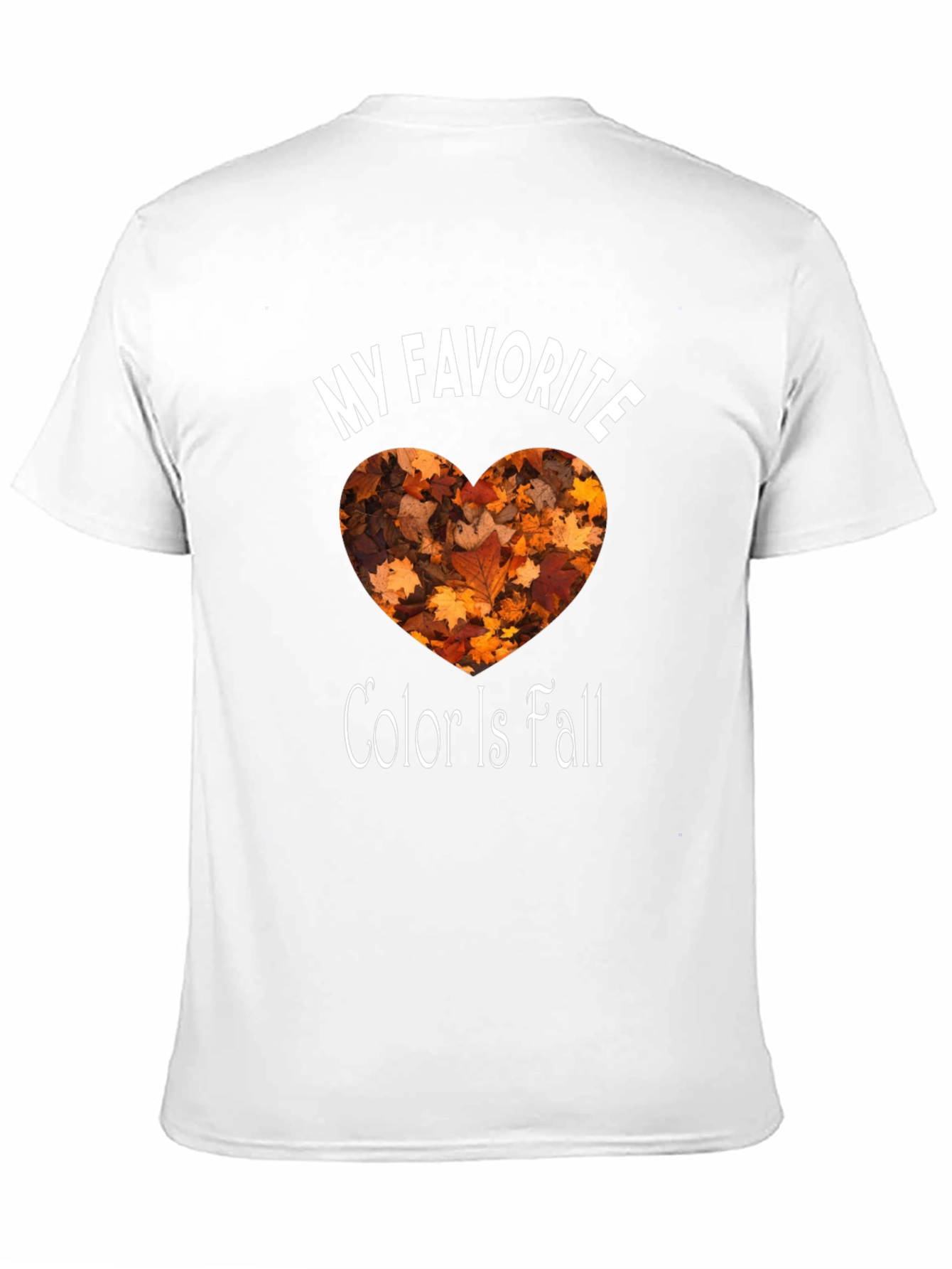Fall Foliage Heart Graphic Tee