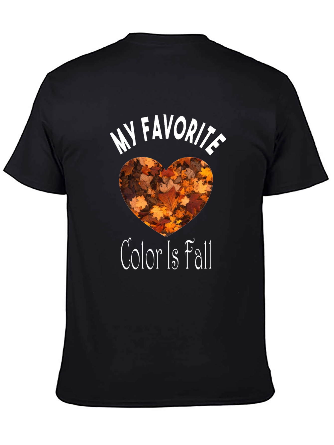 Fall Foliage Heart Graphic Tee