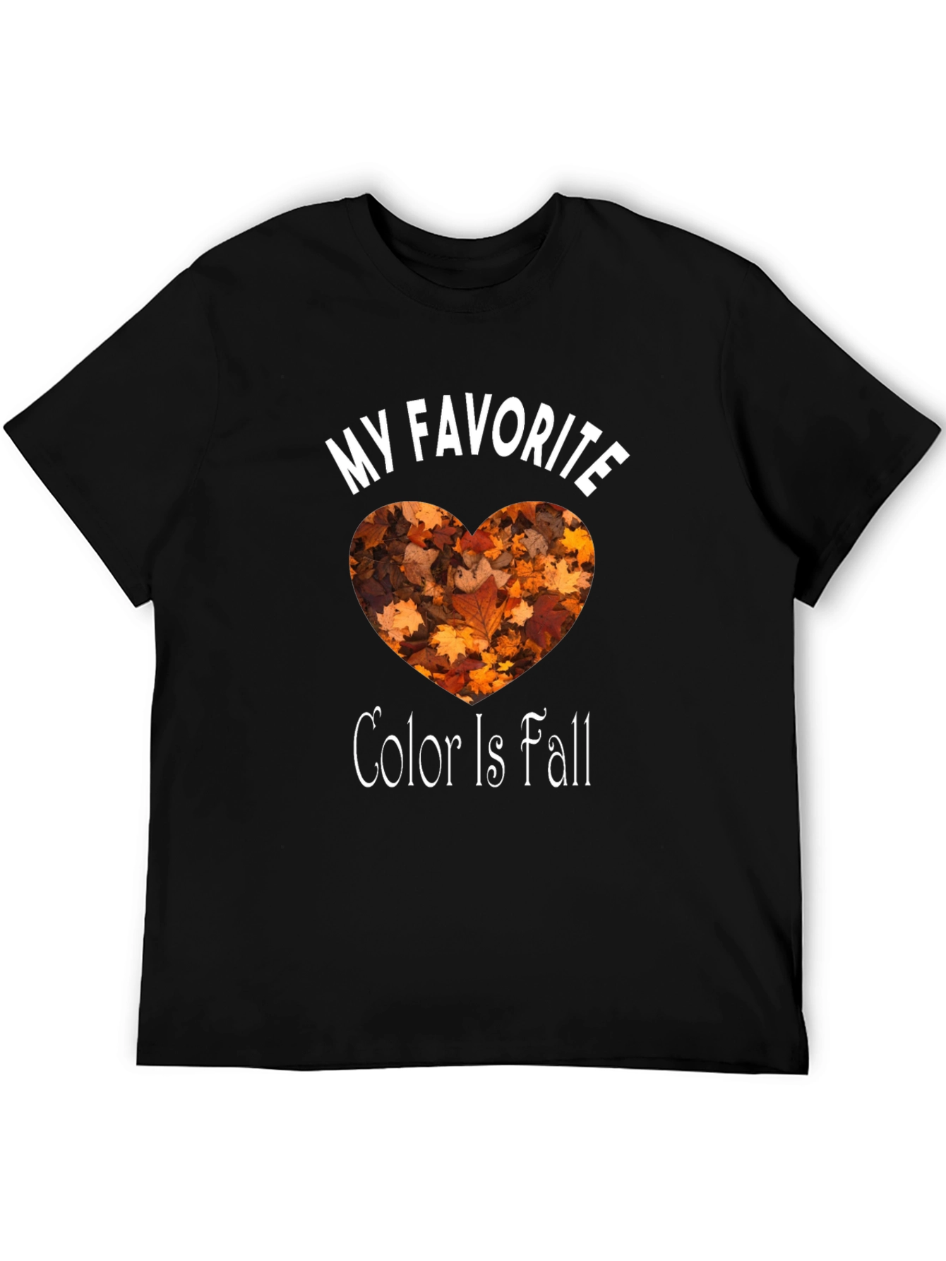 Fall Foliage Heart Graphic Tee