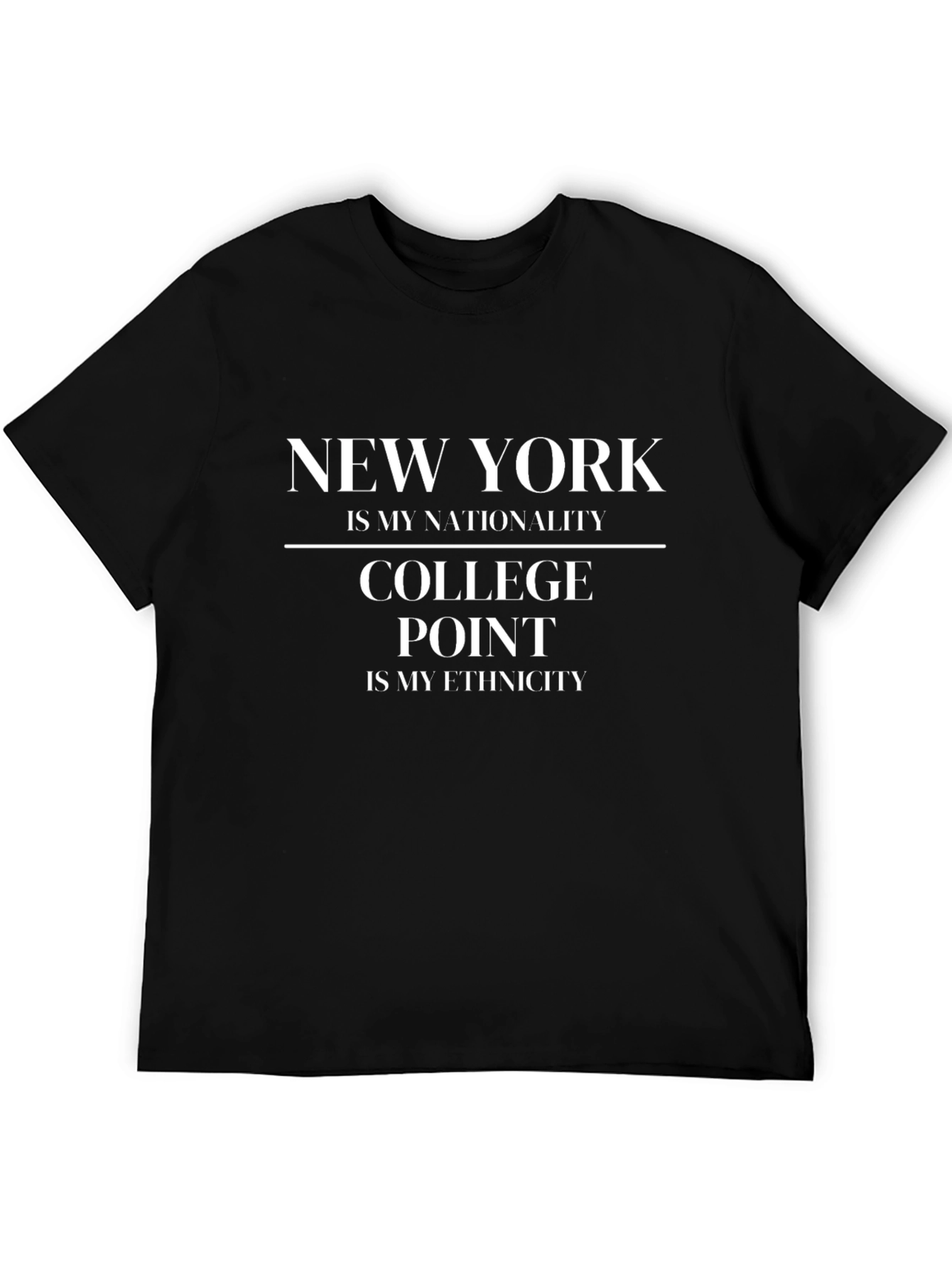 New York Nationality College Point Ethnicity T-Shirt