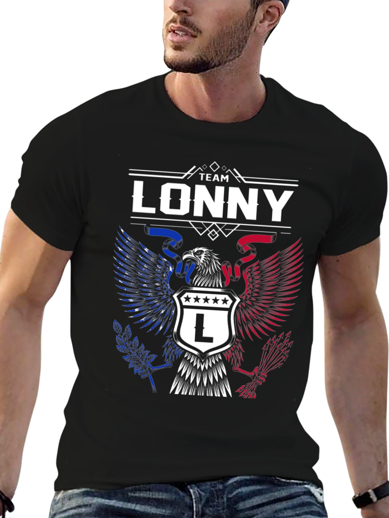 Team Lonny Eagle Patriotic T-Shirt