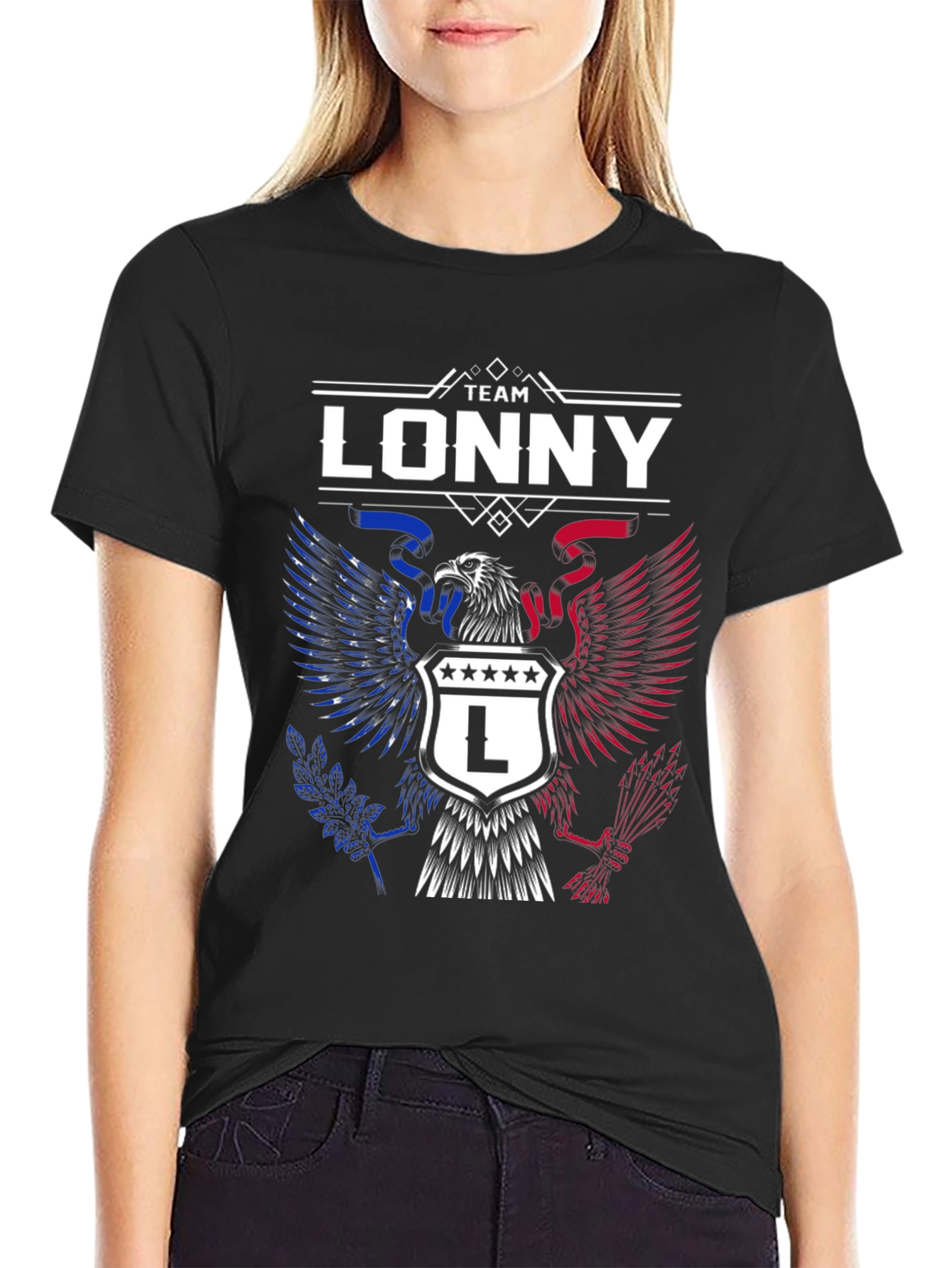 Team Lonny Eagle Patriotic T-Shirt