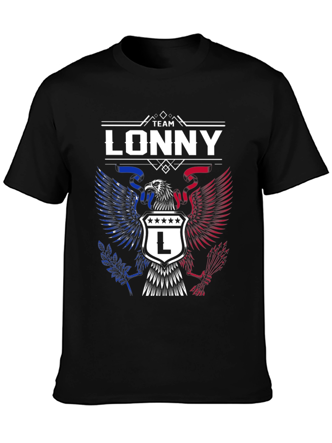 Team Lonny Eagle Patriotic T-Shirt