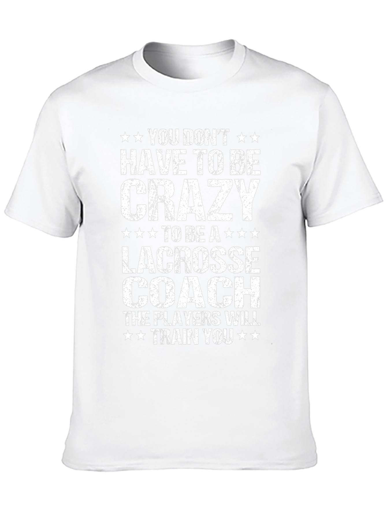 Crazy Lacrosse Coach T-Shirt - Funny Sports Tee