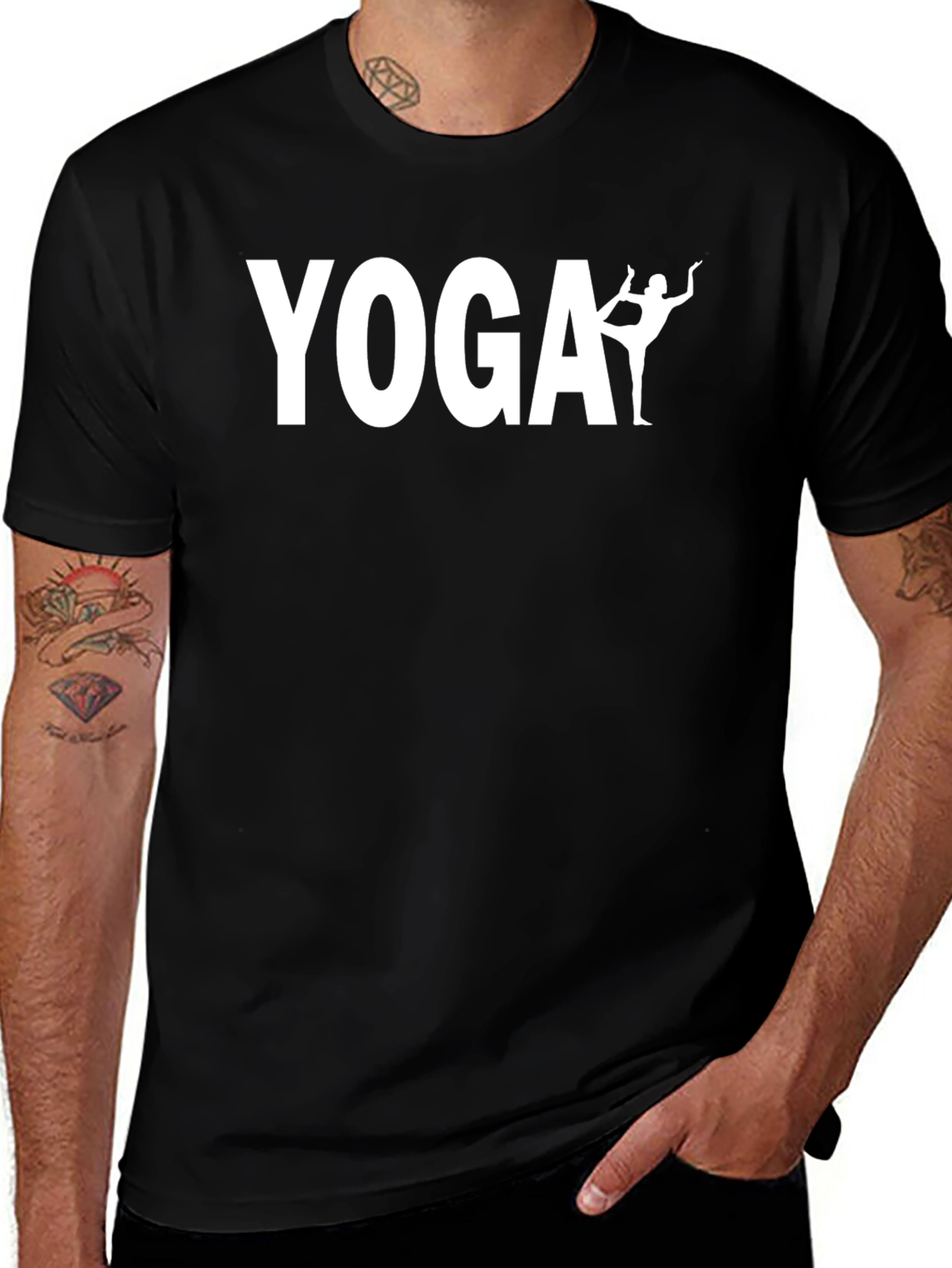 Yoga Graphic T-Shirt - Soft Cotton Blend