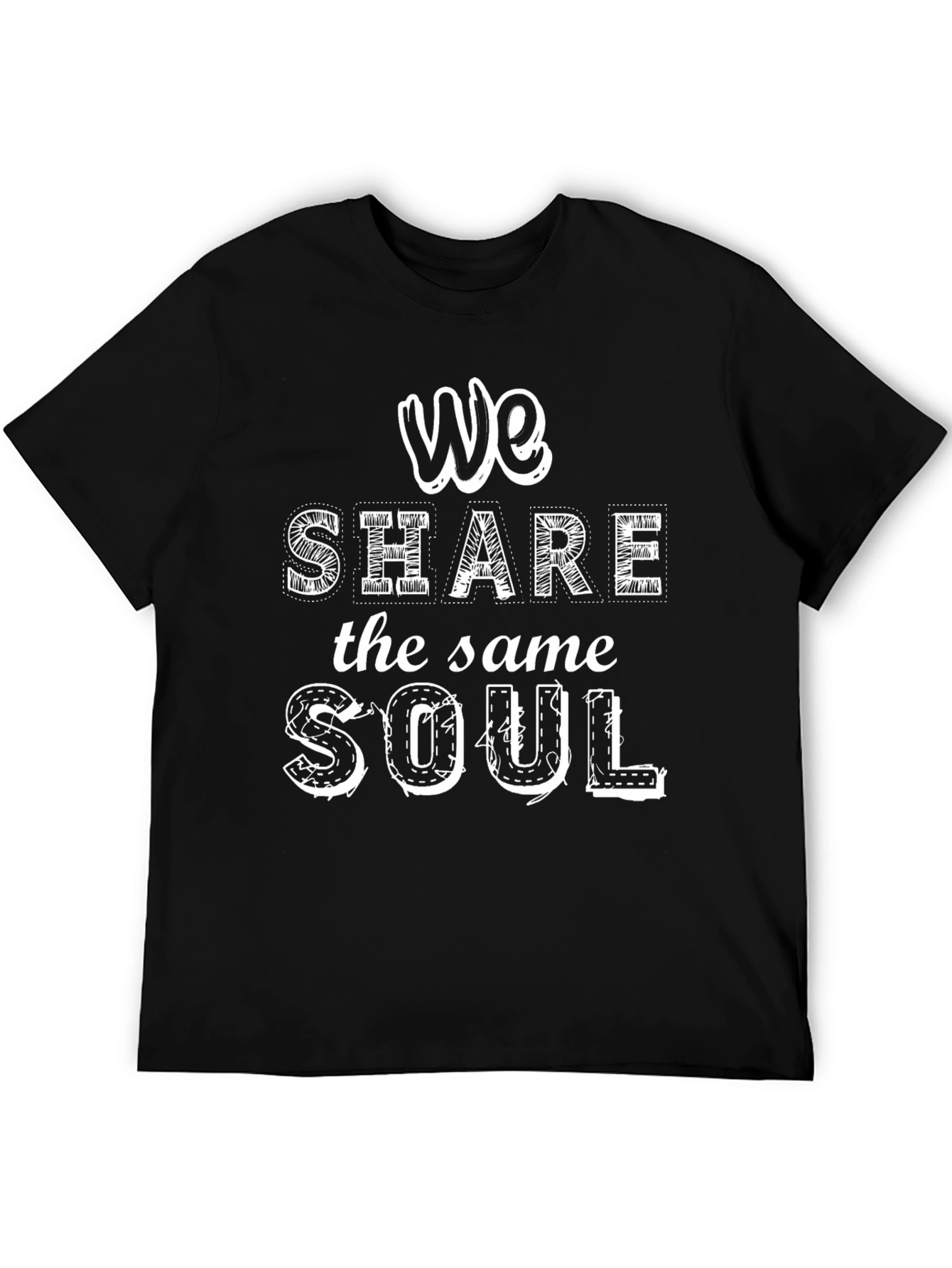 We Share the Same Soul Graphic Tee - Black