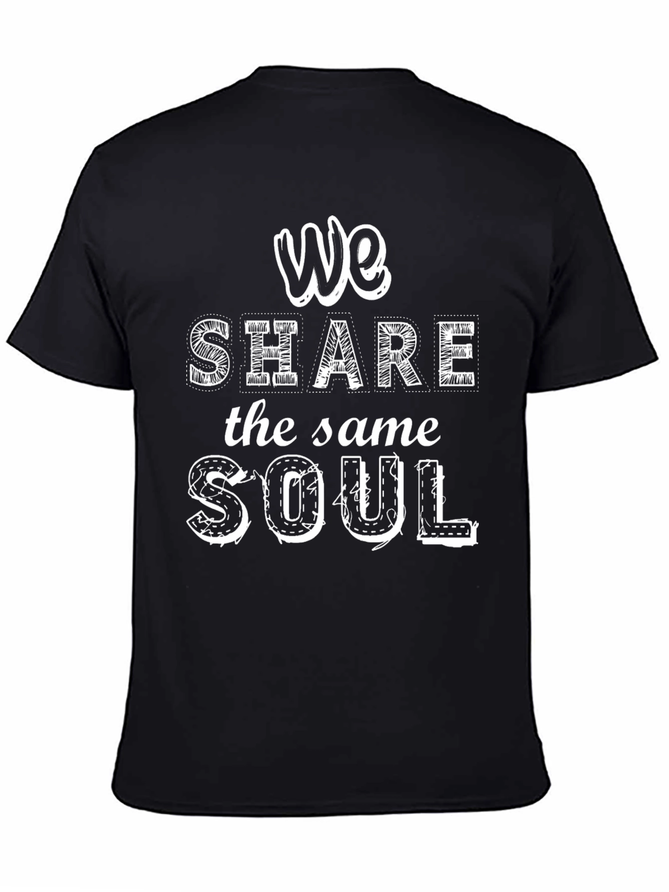 We Share the Same Soul Graphic Tee - Black