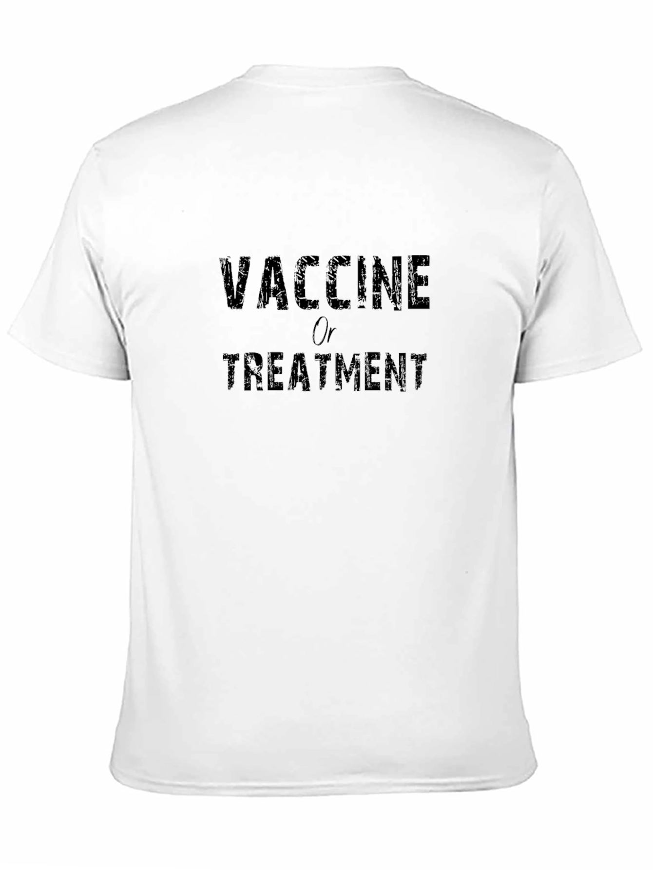 Vaccine or Treatment Graphic Tee - Black