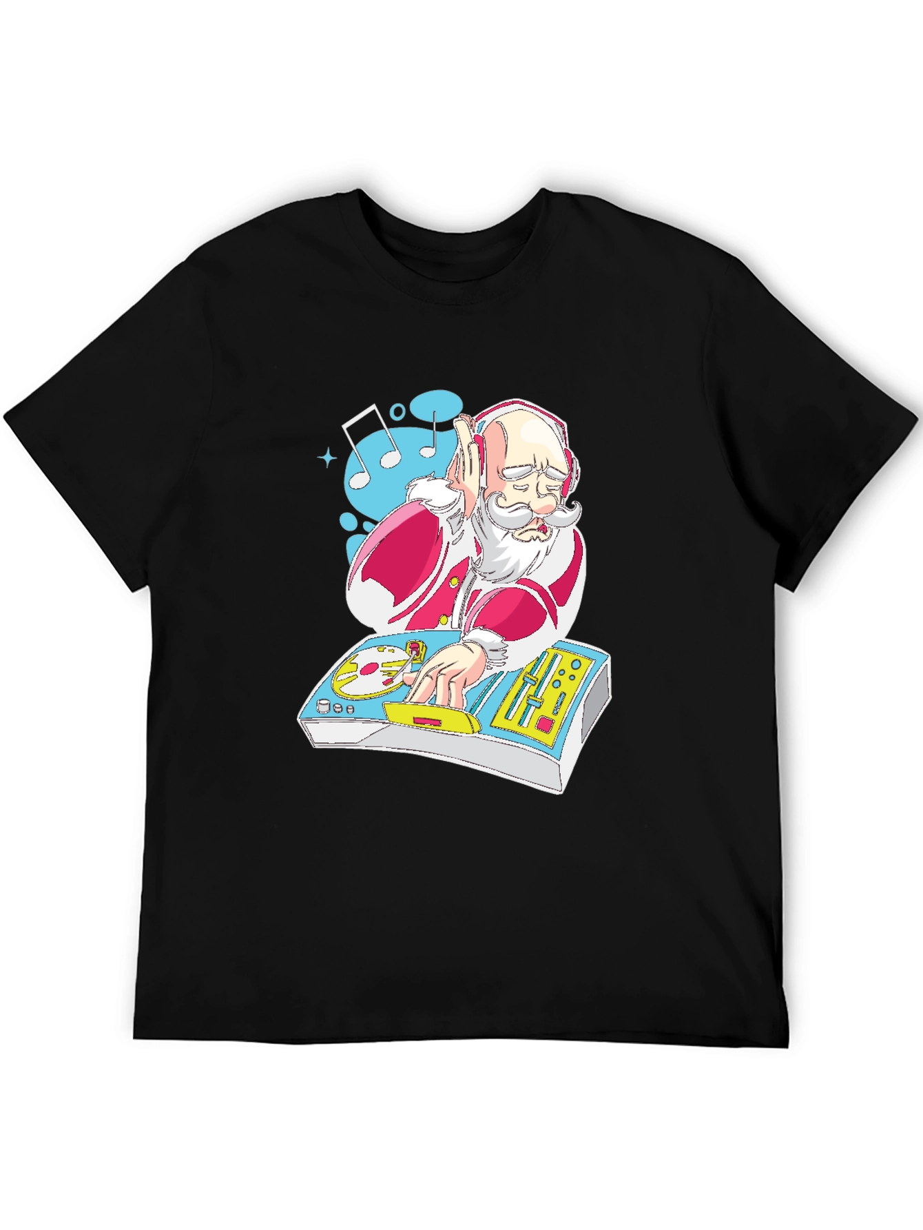 DJ Santa T-Shirt - Holiday Party Fun