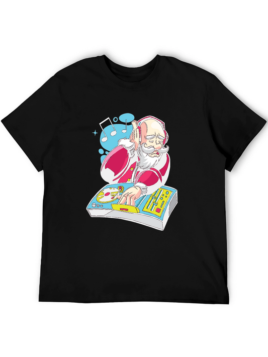 DJ Santa T-Shirt - Holiday Party Fun
