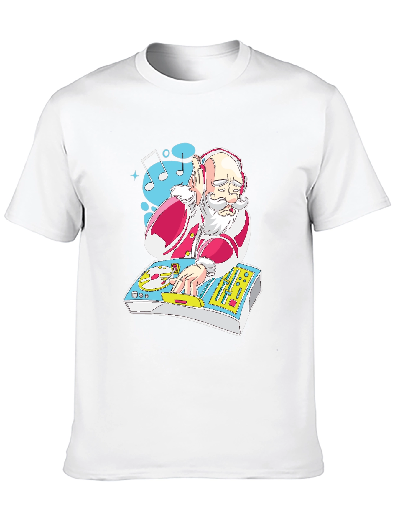 DJ Santa T-Shirt - Holiday Party Fun