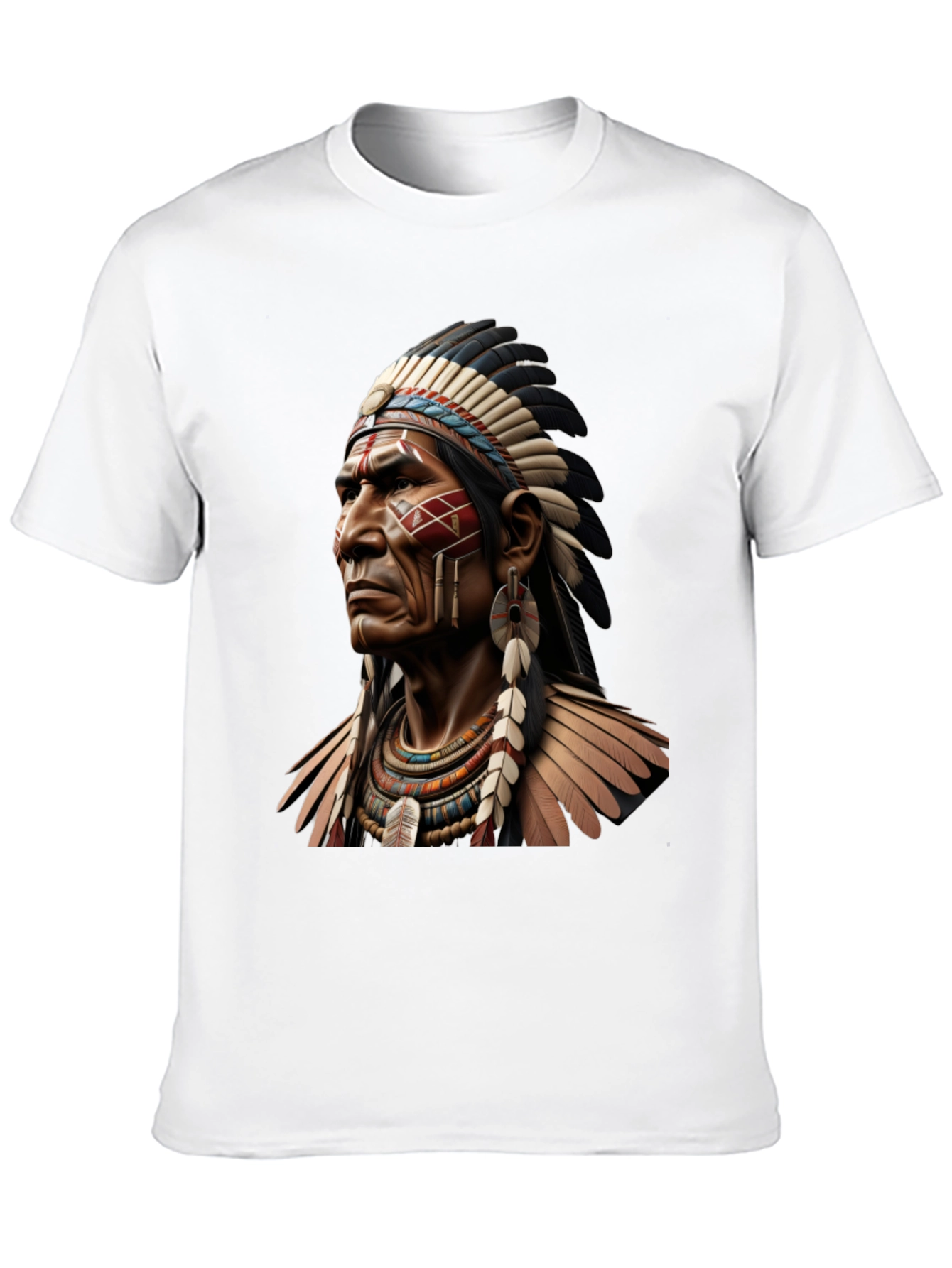 Native American Chief Graphic Tee