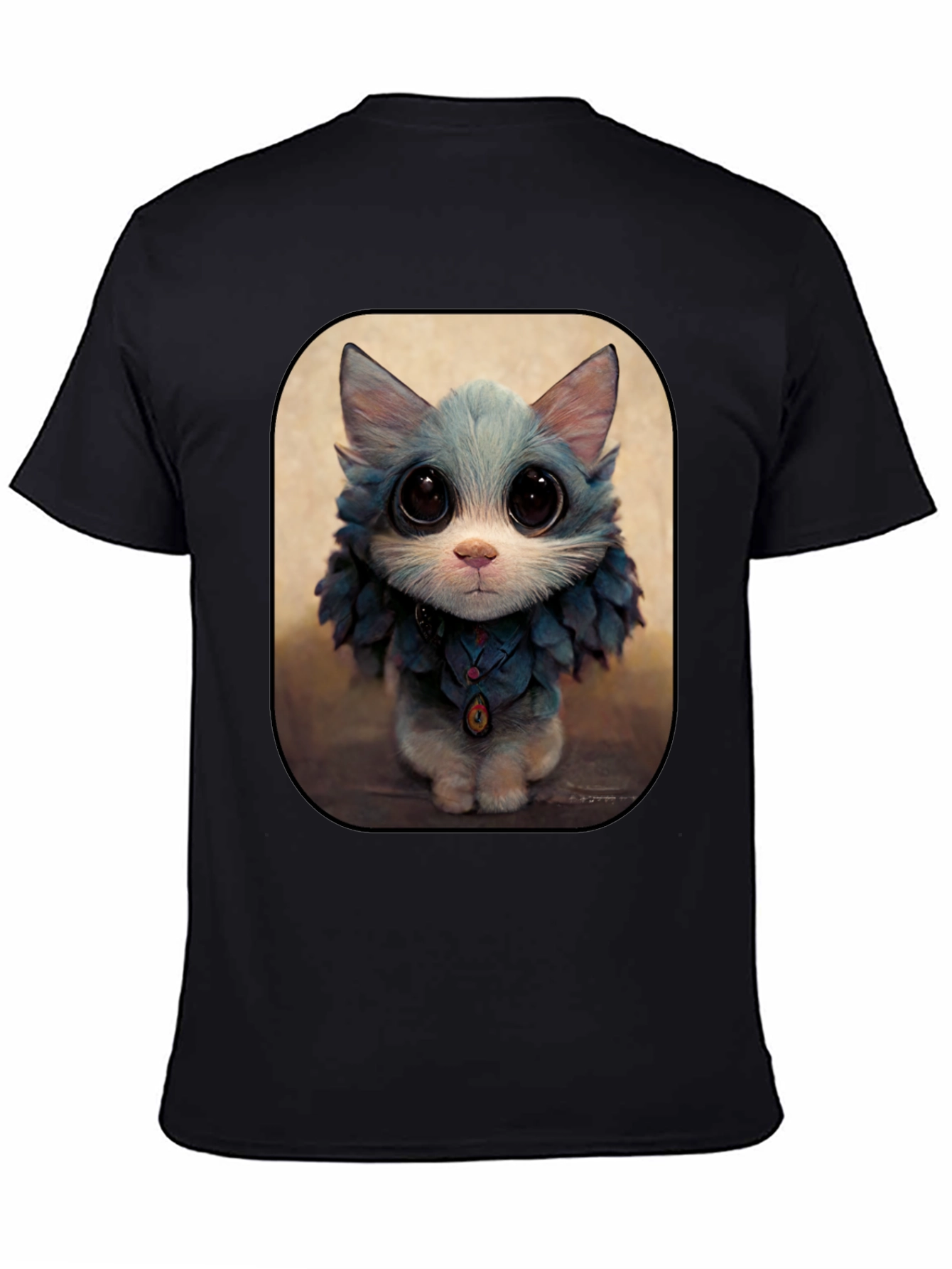 Cute Cat Art Print Graphic Tee