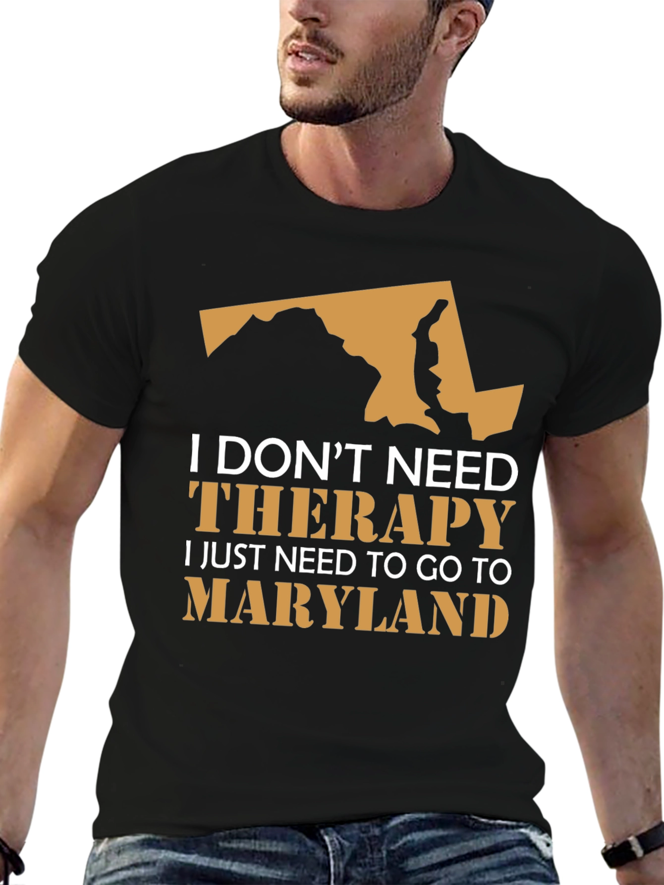Maryland Therapy T-Shirt - State Pride Novelty Tee