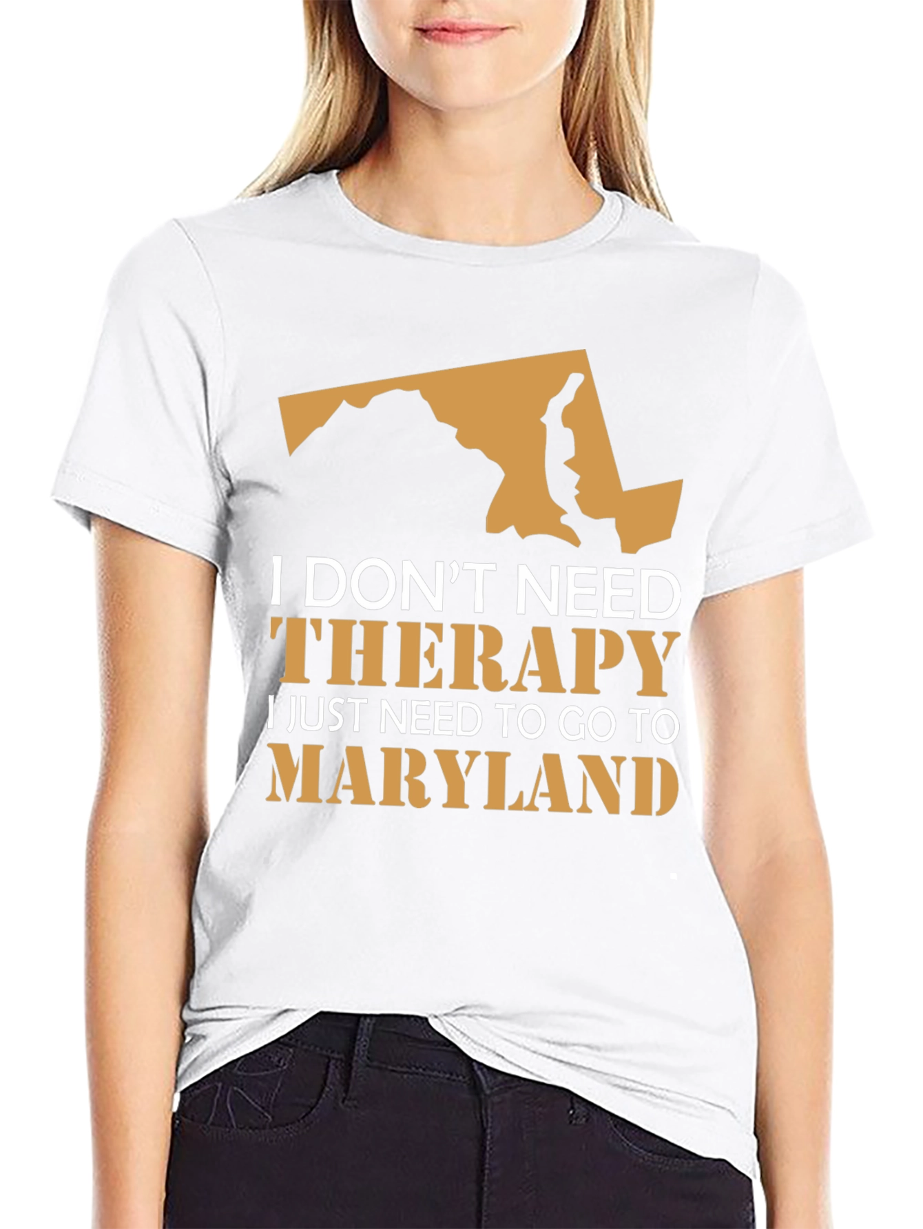 Maryland Therapy T-Shirt - State Pride Novelty Tee