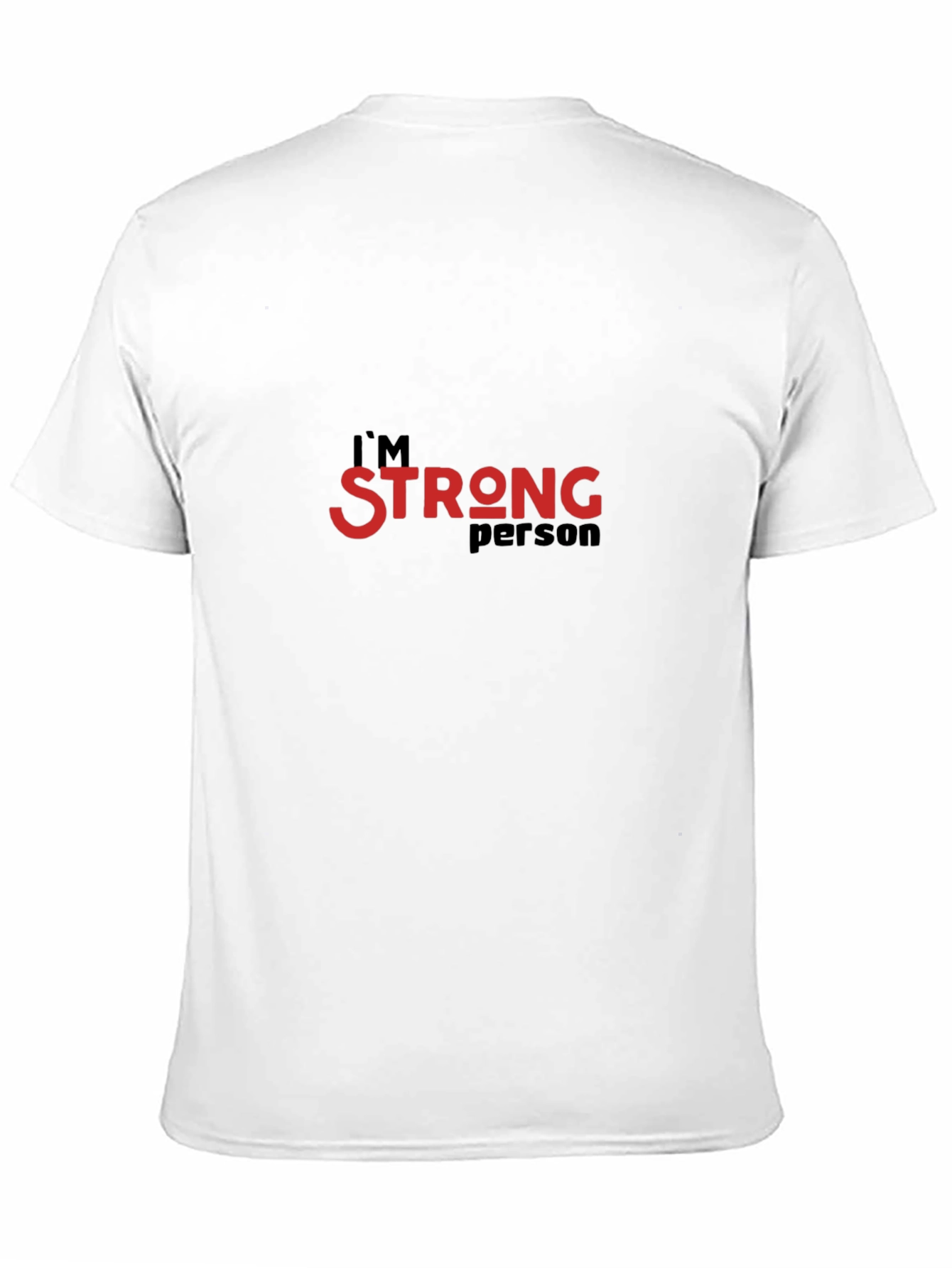 Strong Person Graphic Tee - Black