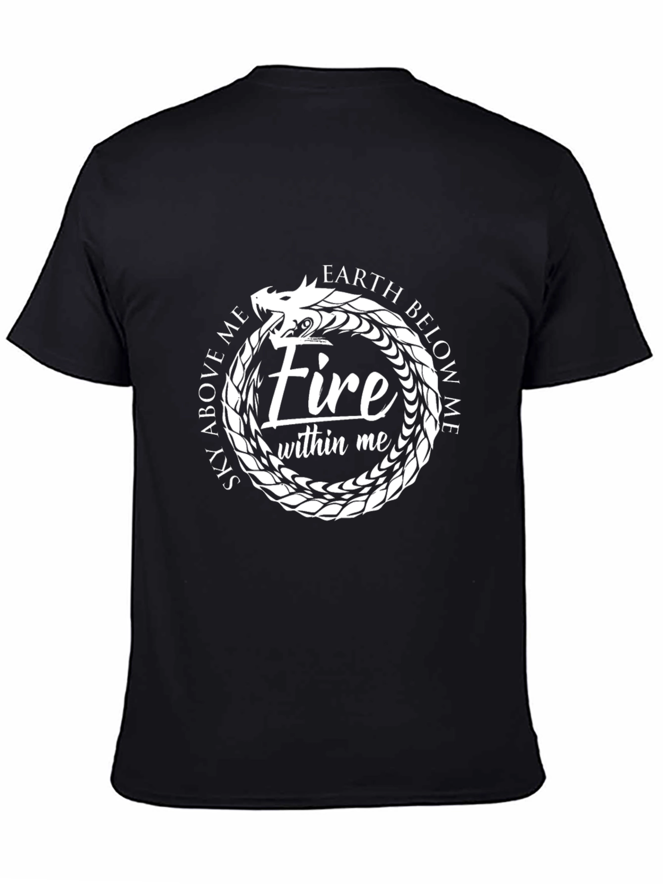 Ouroboros Fire Graphic T-Shirt